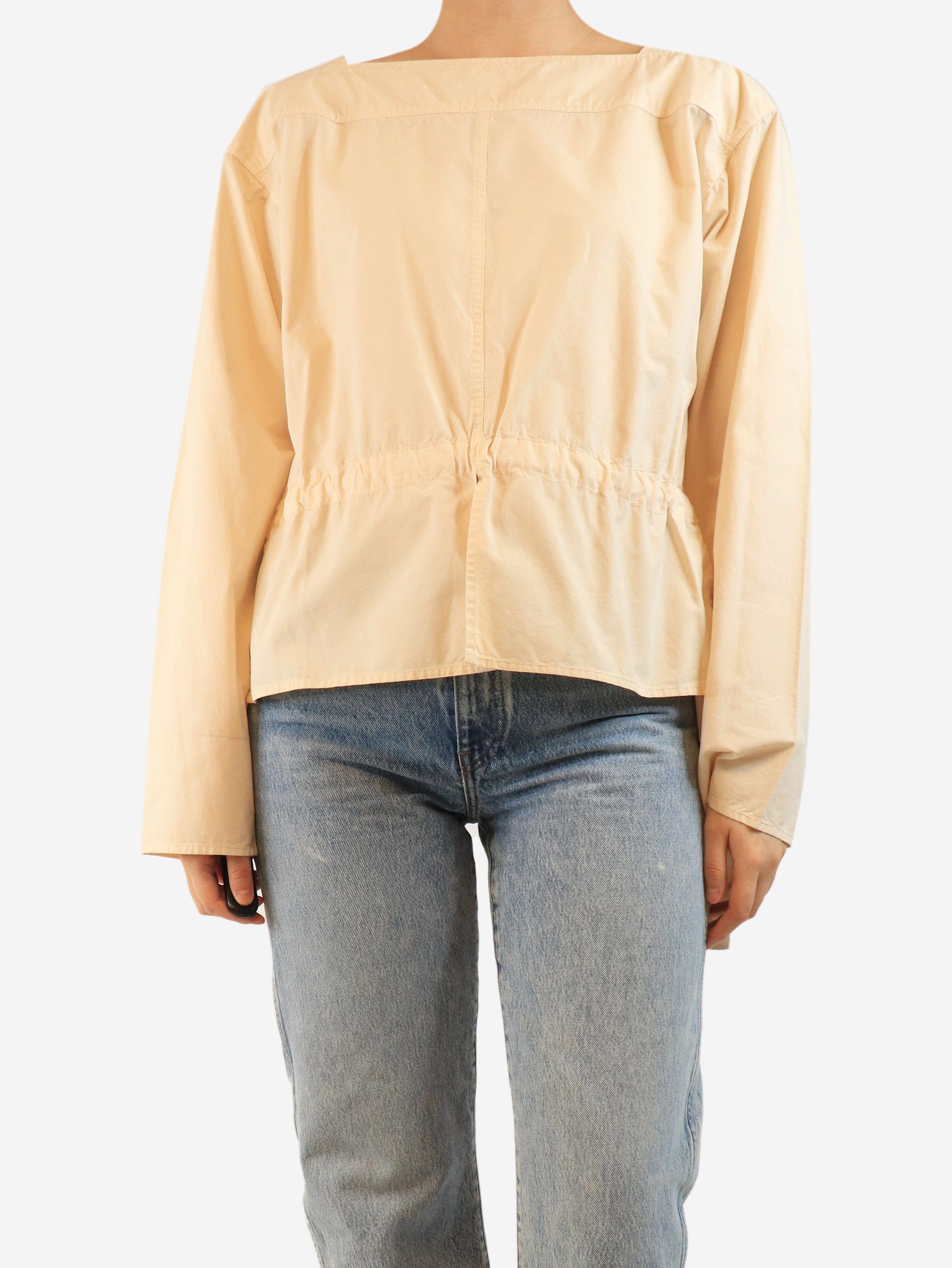 Lemaire Cream long sleeve top - UK 10 Size S / US 4 / IT 40 - 1 Thumbnail