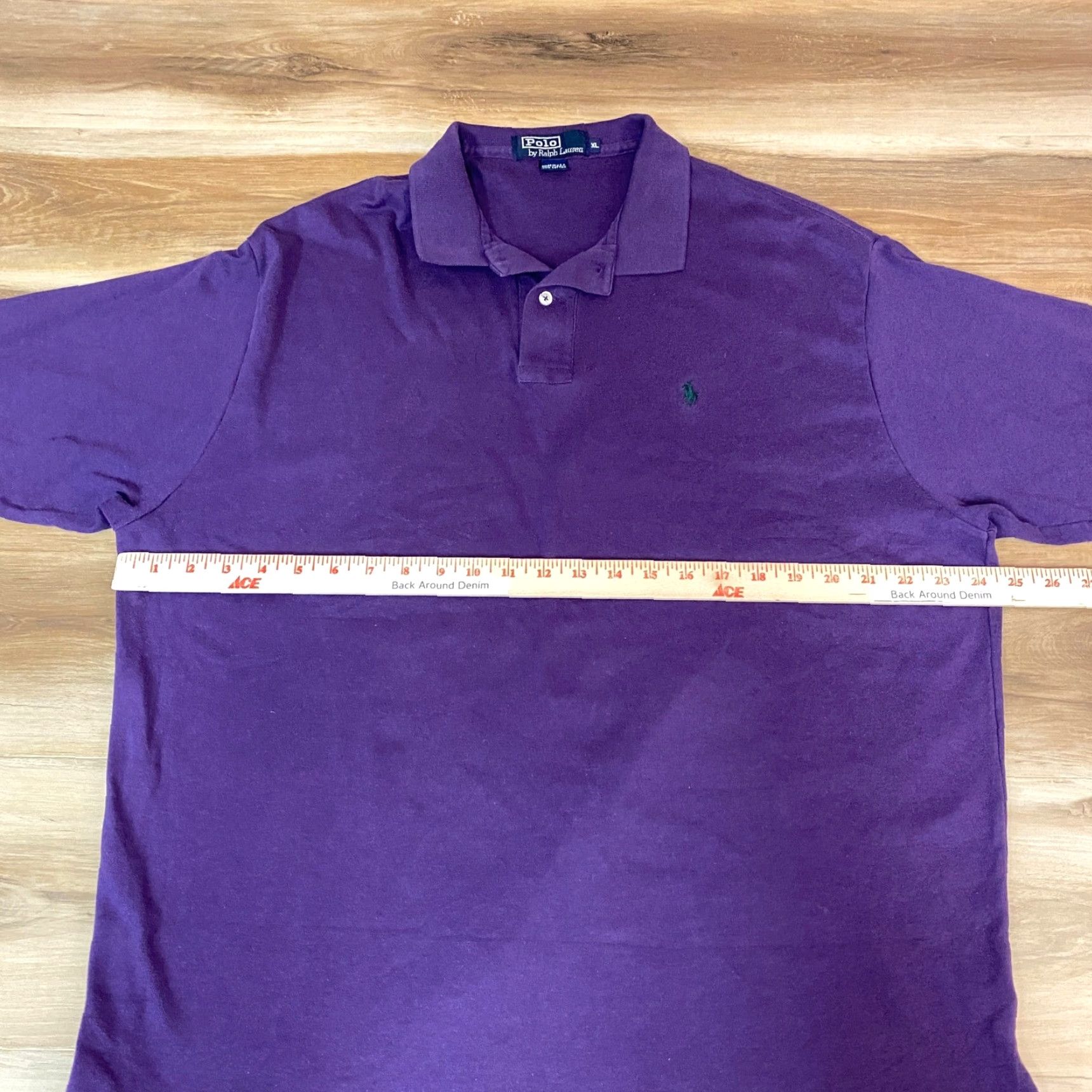 Polo Ralph Lauren VINTAGE Polo Ralph Lauren Shirt Mens XL Purple Short Sleeve Classic Fit 90s USA Size US XL / EU 56 / 4 - 6 Thumbnail