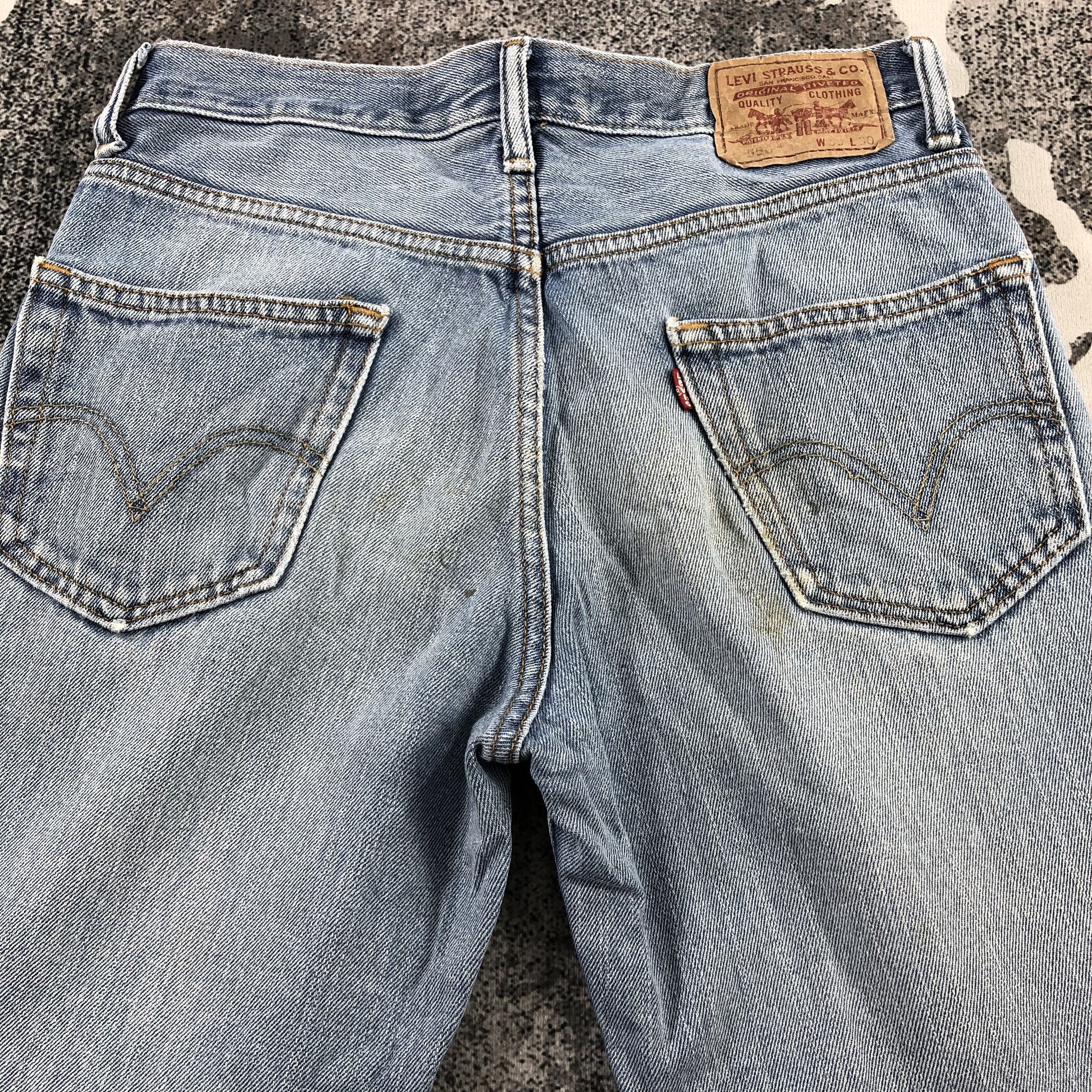 Levi's Vintage Levis 550 Jeans Relaxed Fit Denim KJ986 Size US 30 / EU 46 - 4 Thumbnail