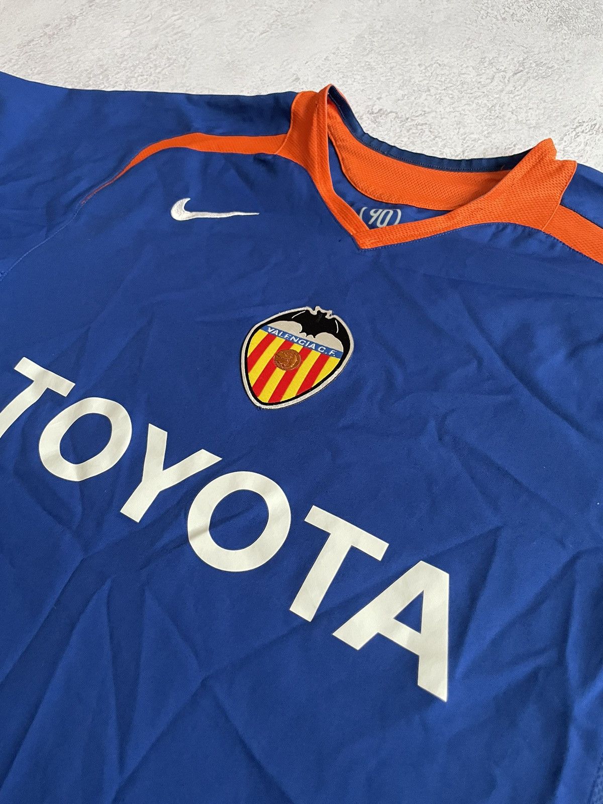 Vintage Nike Valencia 2005/2006 Away Football Vintage Rare Jersey Size US M / EU 48-50 / 2 - 2 Thumbnail