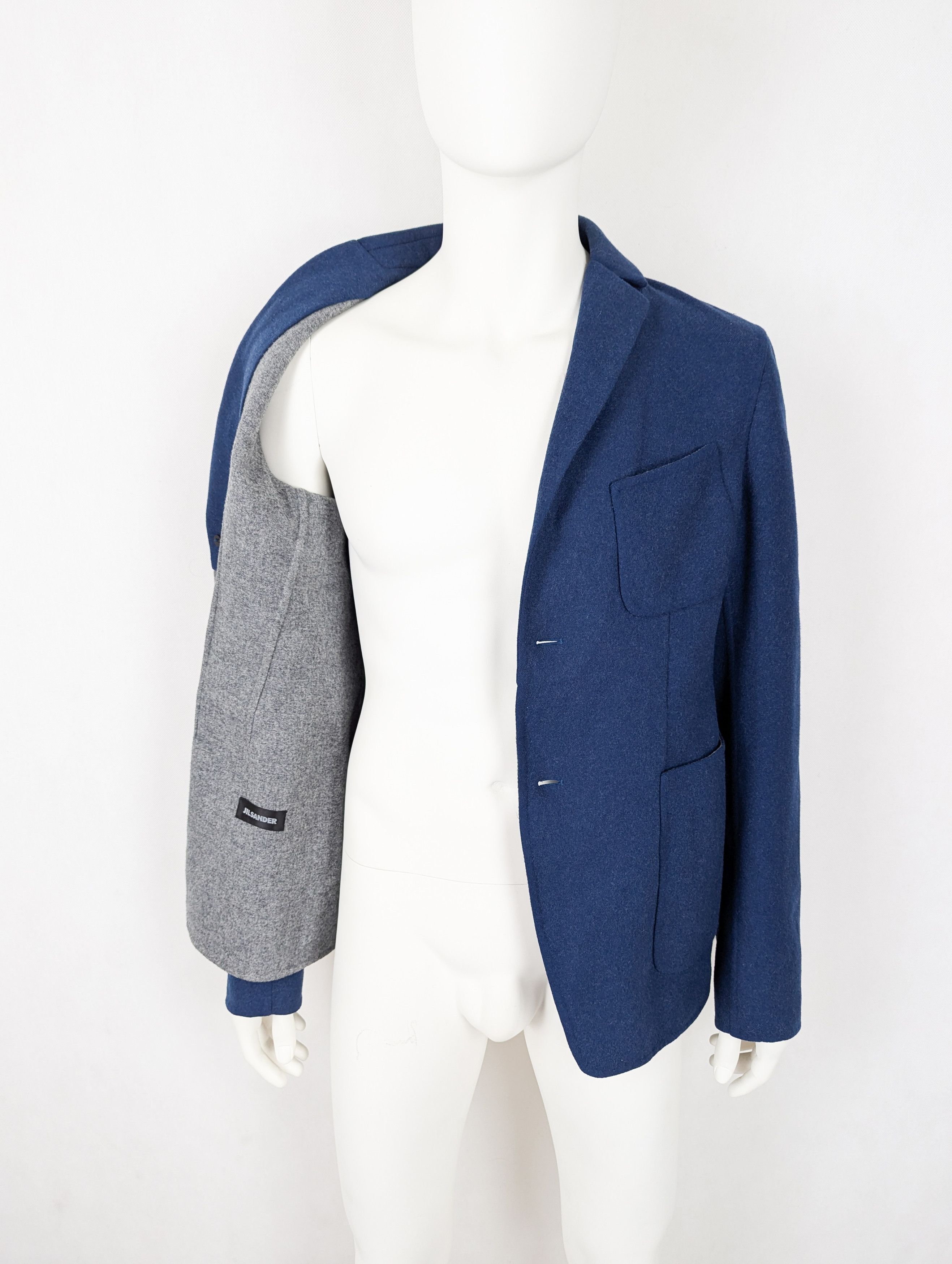 Jil Sander Jil Sander wool jacket blazer it 52 Size 52R - 4 Thumbnail