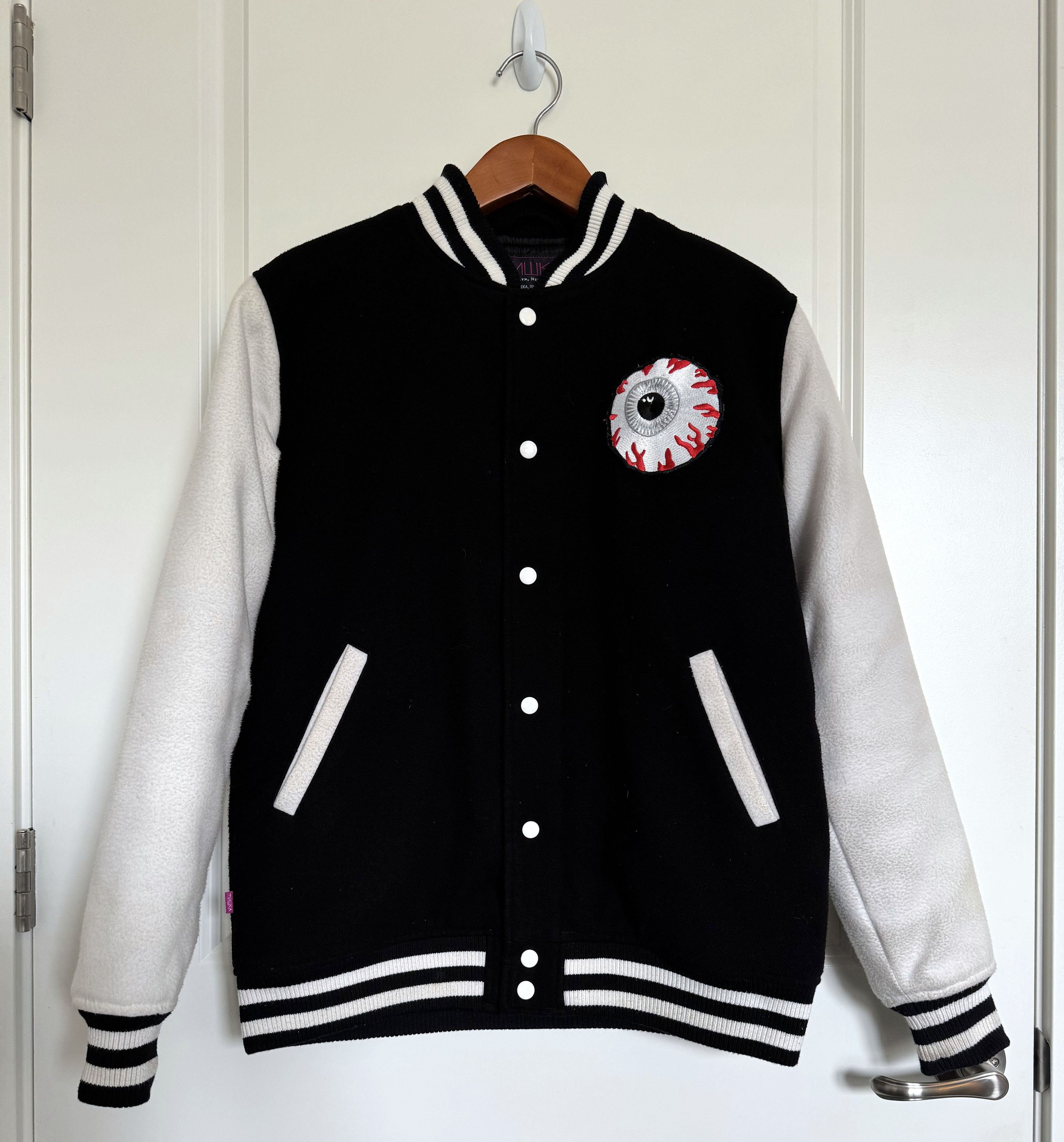Mishka × Vintage MISHKA NYC Vintage Varsity Jacket Worldwide Weirdos Size M Size US M / EU 48-50 / 2 - 2 Thumbnail