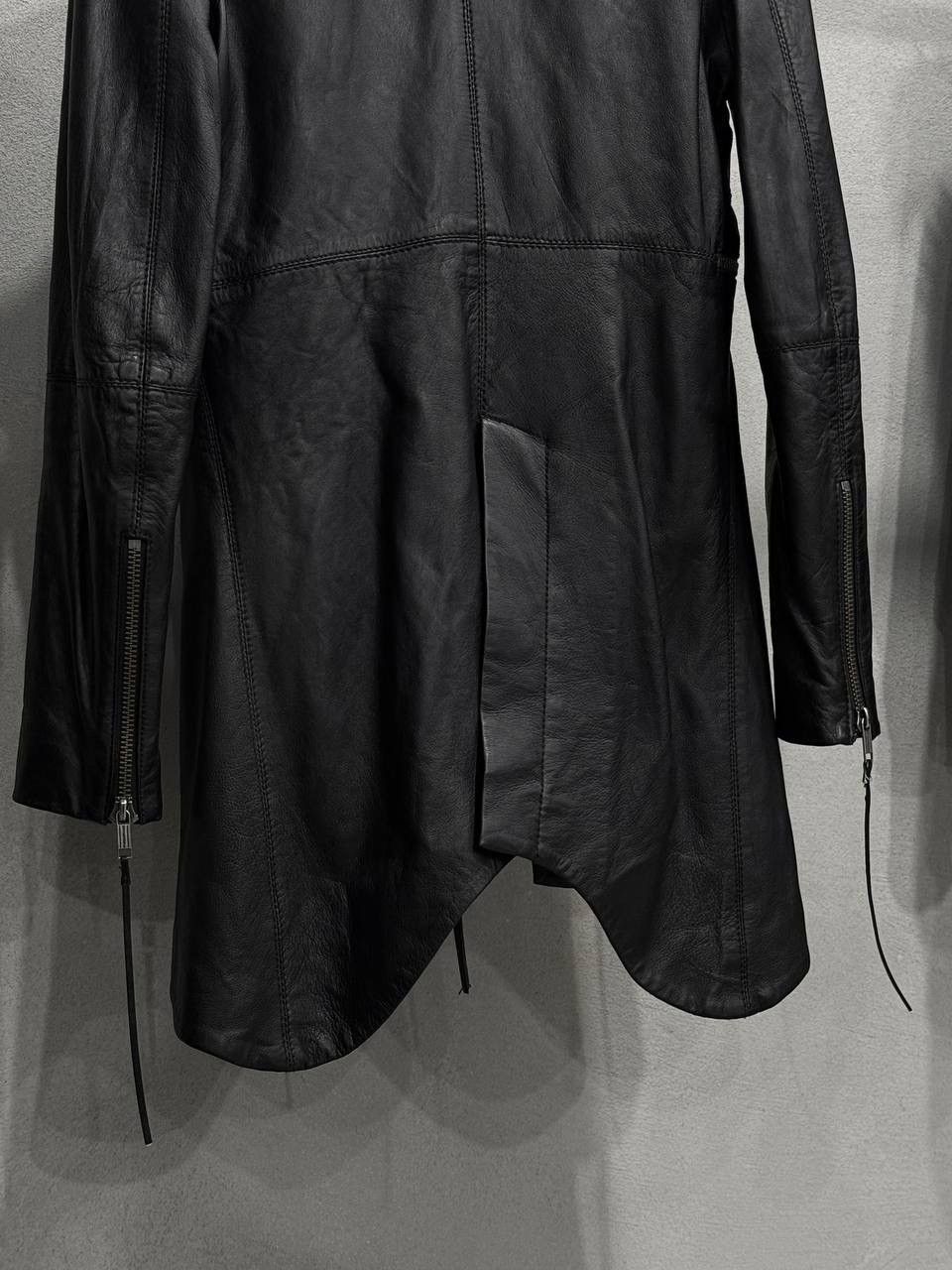 Diesel Diesel Leather Asymmetric Coat Jacket Size S / US 4 / IT 40 - 6 Thumbnail