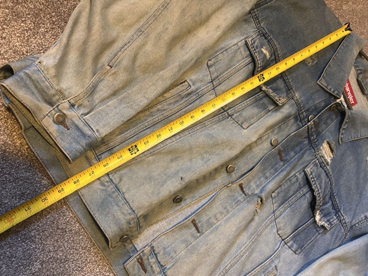 Frank Ocean Frank Ocean up-cycled denim jacket Size US XXL / EU 58 / 5 - 7 Thumbnail