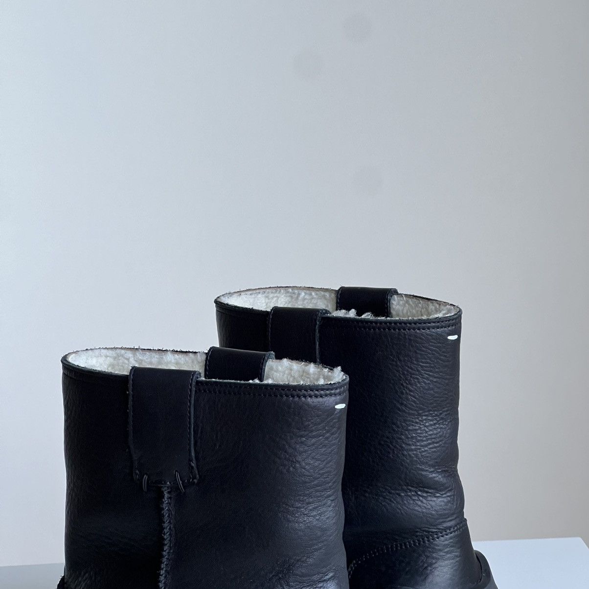 Maison Margiela Margiela Shearling Boots in Black Size US 6.5 / EU 39-40 - 3 Thumbnail