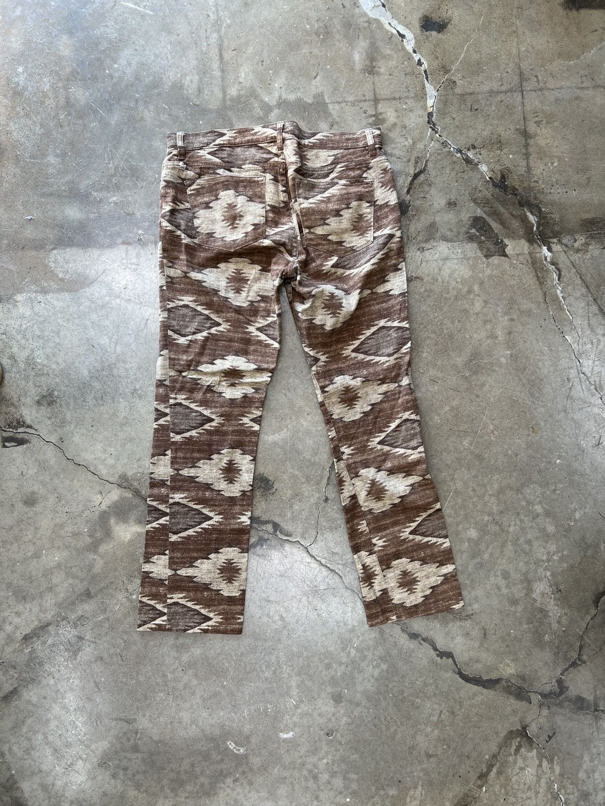 Polo Ralph Lauren × Vintage Vintage Ralph Lauren Jeans Navajo Print W Pant 12 Size 34" / US 12 / IT 48 - 5 Thumbnail