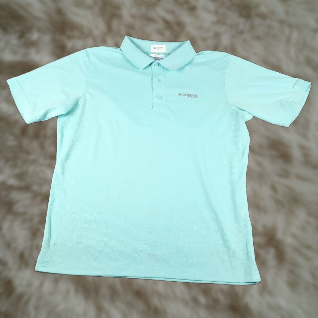 Vintage Columbia Polo Shirt Mens XL Blue Short Sleeve Collared Button Polo Size US XL / EU 56 / 4 - 1 Thumbnail