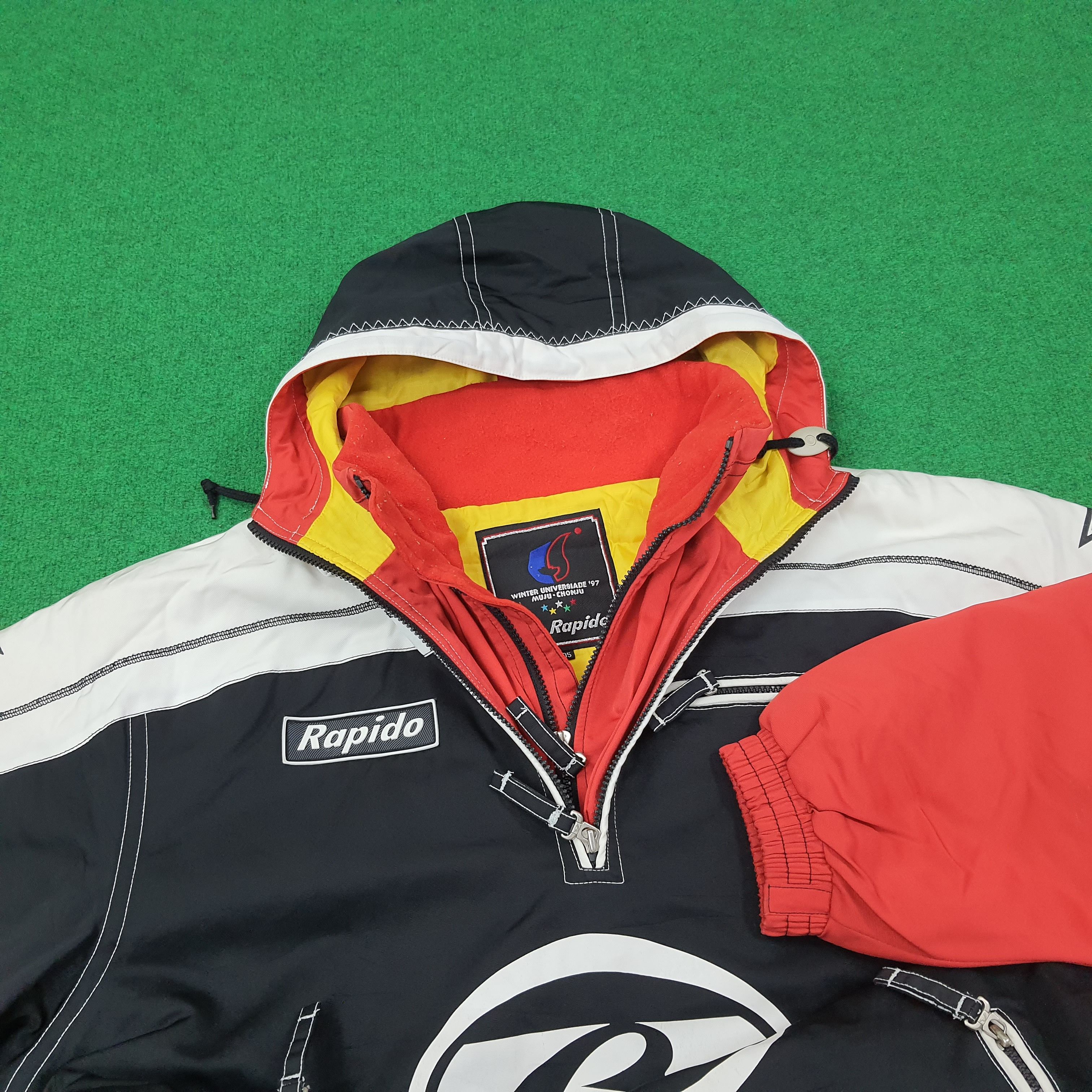 Vintage Vintage RAPIDO Sportswear Motorcycles Brand Jacket C251N4 Size US XXL / EU 58 / 5 - 6 Thumbnail