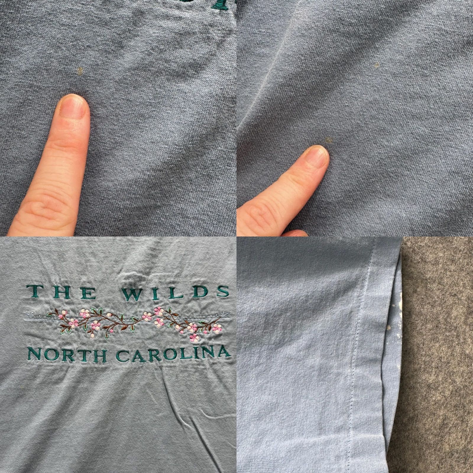 Vintage Vintage The Wilds Shirt Mens L Blue Embroidered Graphic Crewneck Cotton Jersey Size US L / EU 52-54 / 3 - 8 Thumbnail