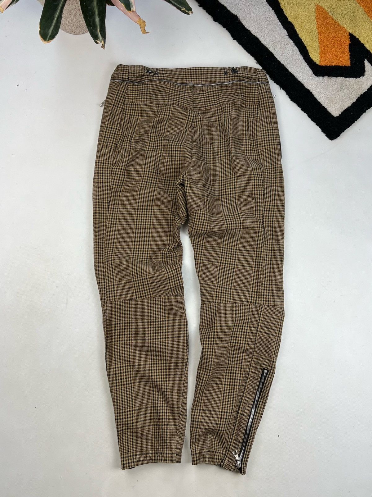 Dries Van Noten Dries van Noten plaid Pants Trousers Made in Italy cotton Size 34" / US 12 / IT 48 - 2 Thumbnail
