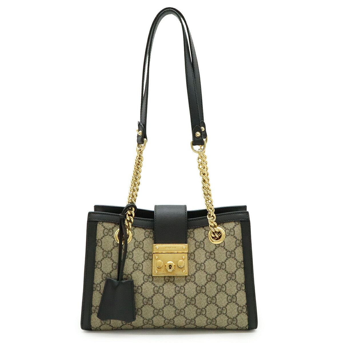 Gucci Gucci Gucci Padlock GG Supreme Shoulder Bag Canvas Shoulder Bag 498156 DUTY FREE for USA Size ONE SIZE - 1 Thumbnail