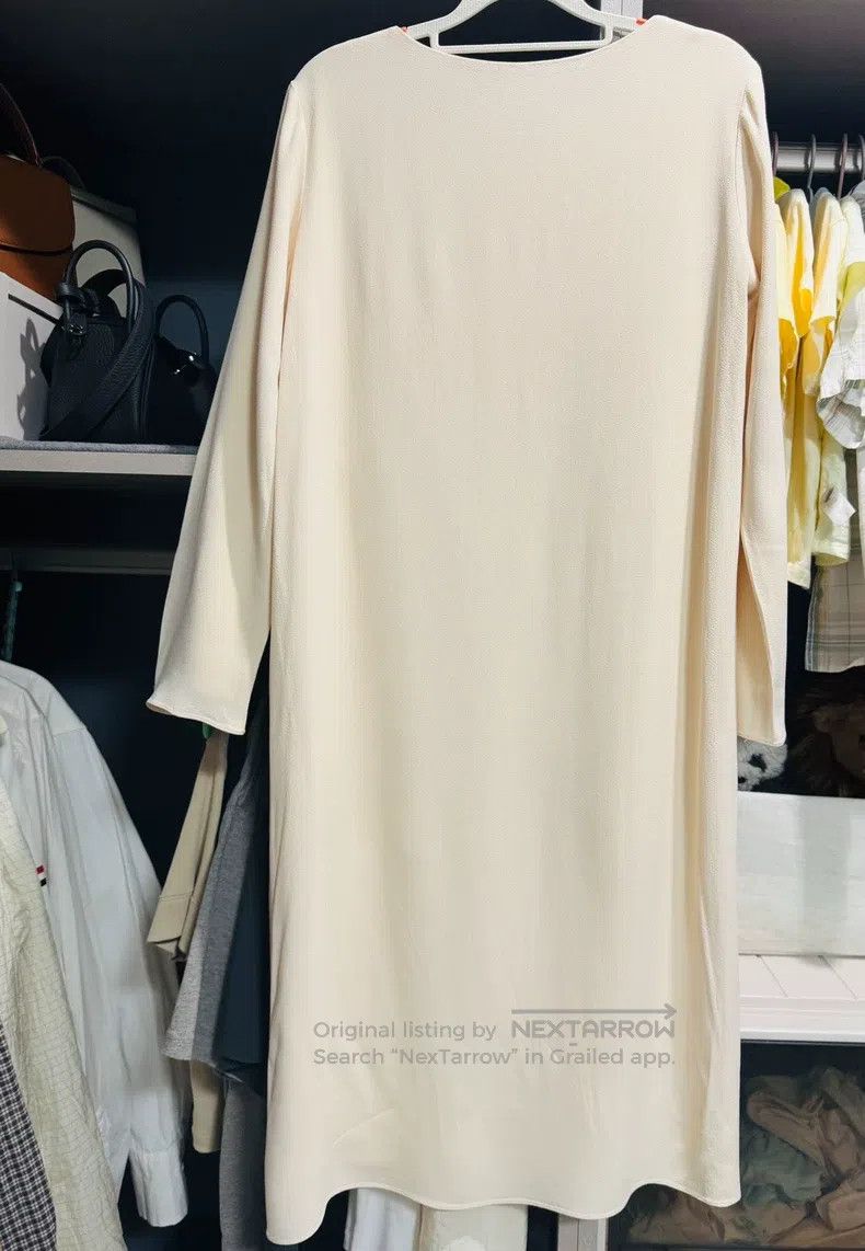 The Row The Row size 2 White Long Sleeve Dress Size XXS / US 00 / IT 34 - 4 Thumbnail