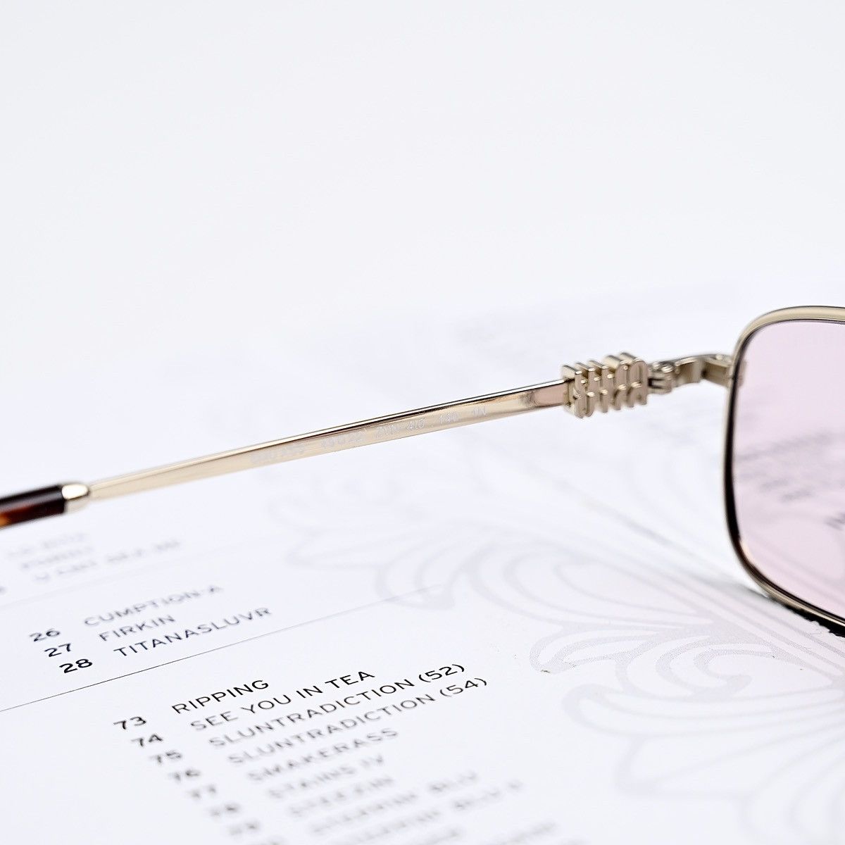 Miu Miu MIU MIU 0MU A53S SUNGLASSES Size ONE SIZE - 7 Thumbnail
