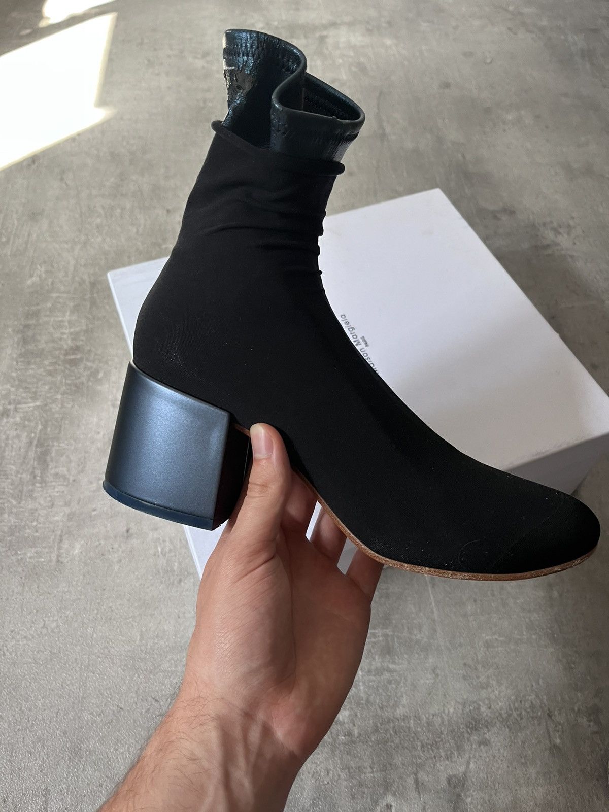 Maison Margiela Maison Margiela MM6 Faux Leather Socks Ankle heels Size US 9 / IT 39 - 11 Thumbnail