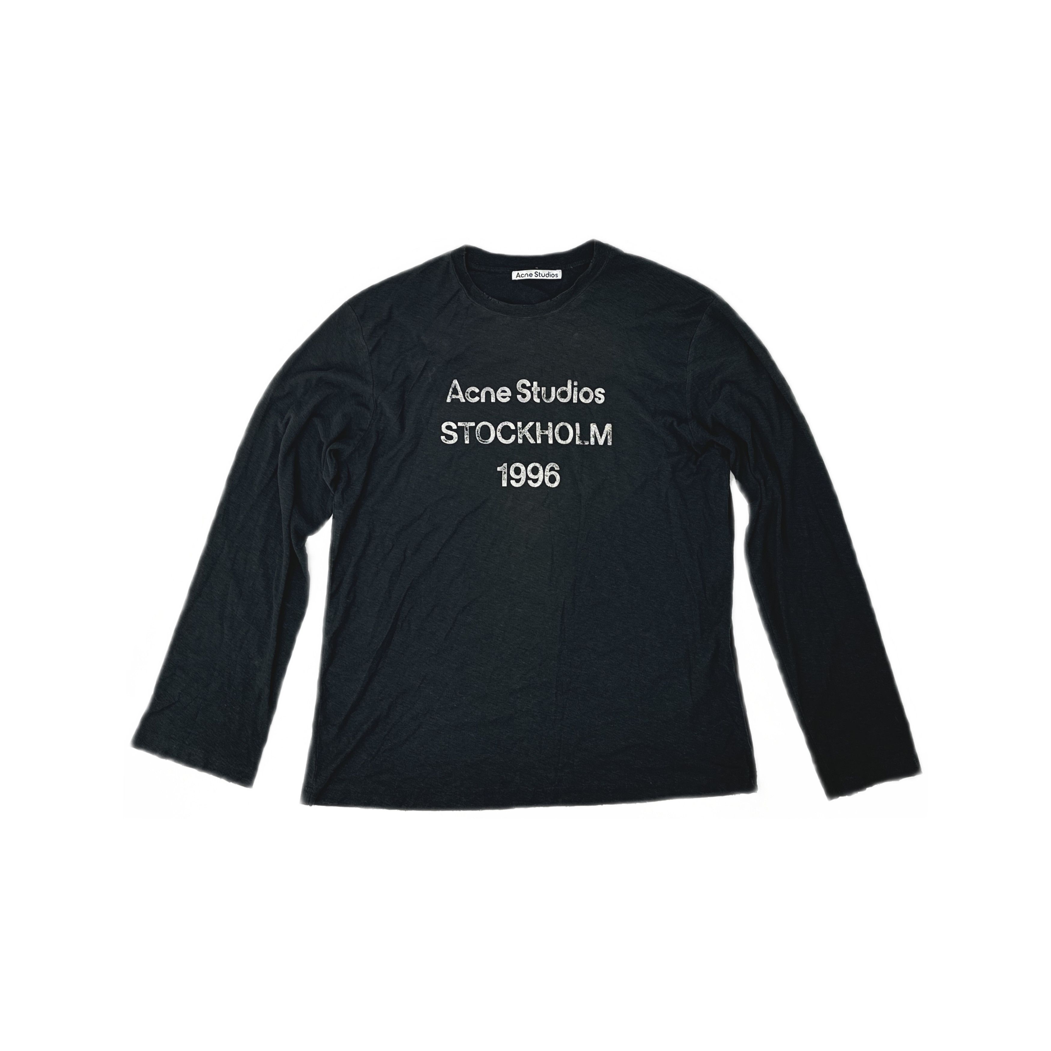 Acne Studios Acne Studio x Kappa long sleeve t-shirt in black