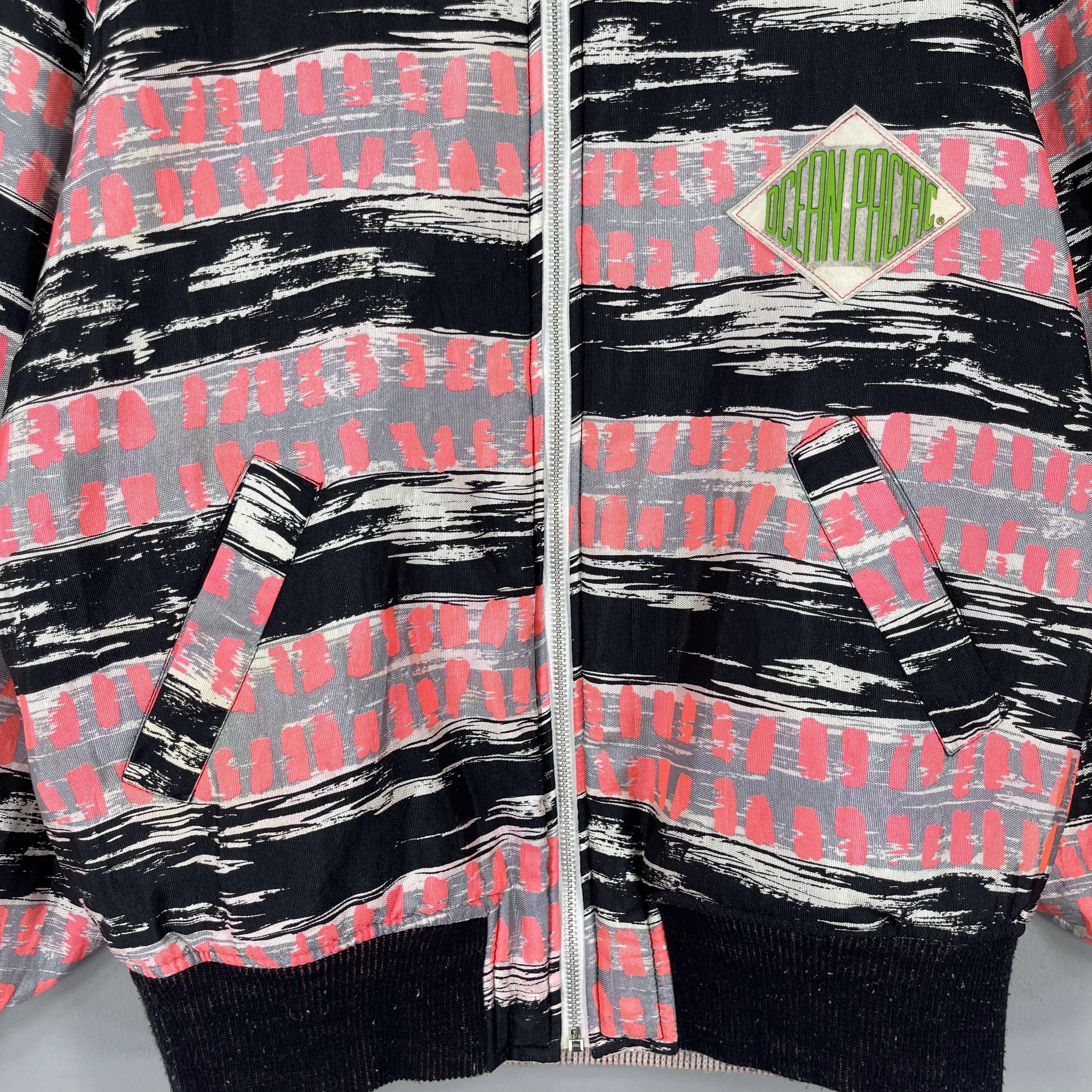 Ocean Pacific Vintage 1990s OCEAN PACIFIC Abstract Winter Ski Jacket Size US M / EU 48-50 / 2 - 4 Thumbnail