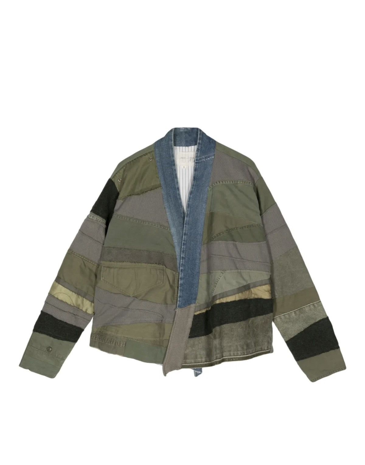 Greg Lauren Greg Lauren shawl-collar patchwork jacket Size US L / EU 52-54 / 3 - 7 Thumbnail