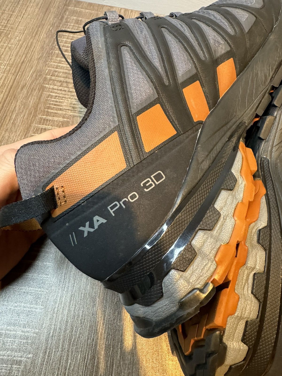 Salomon Salomon XA Pro 3D Mens Size 13.5 Gore-Tex Black Gray Trail Size US 13 / EU 46 - 6 Thumbnail