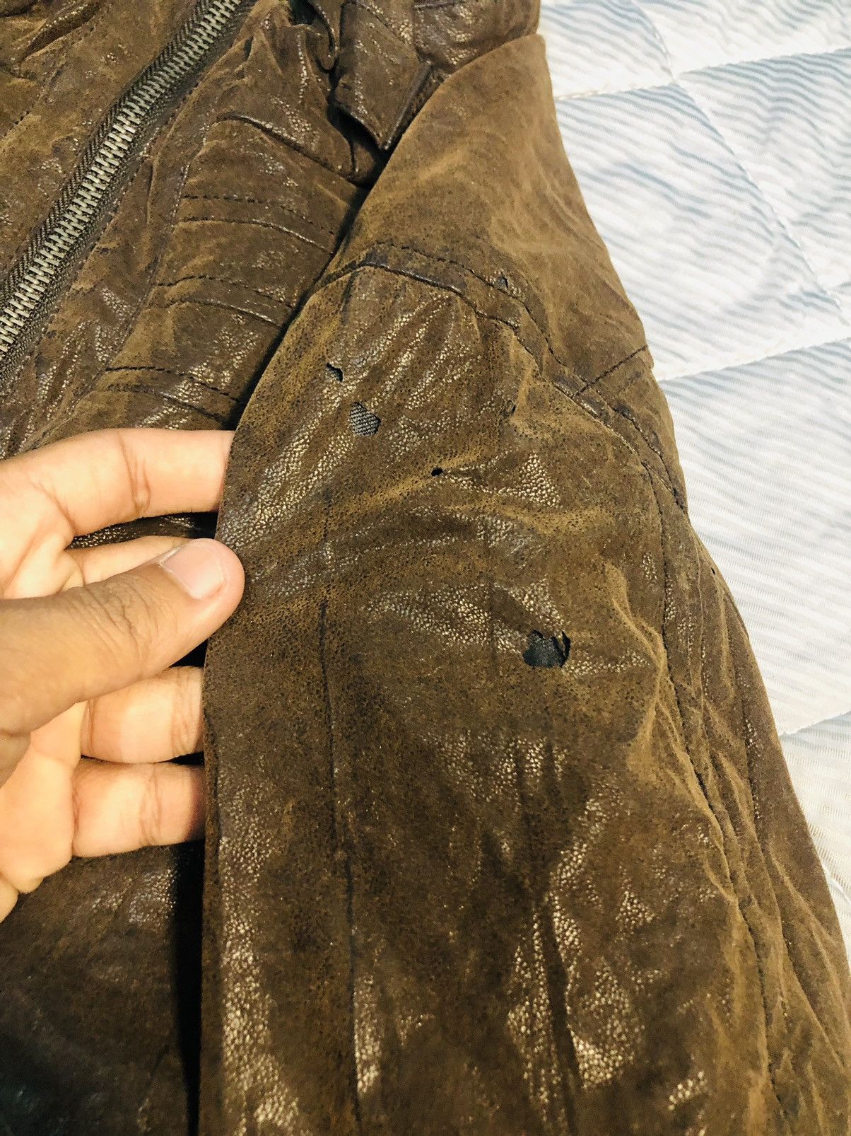 Japanese Brand Spinalh Leather Jacket Zippered (23) Size US M / EU 48-50 / 2 - 13 Thumbnail