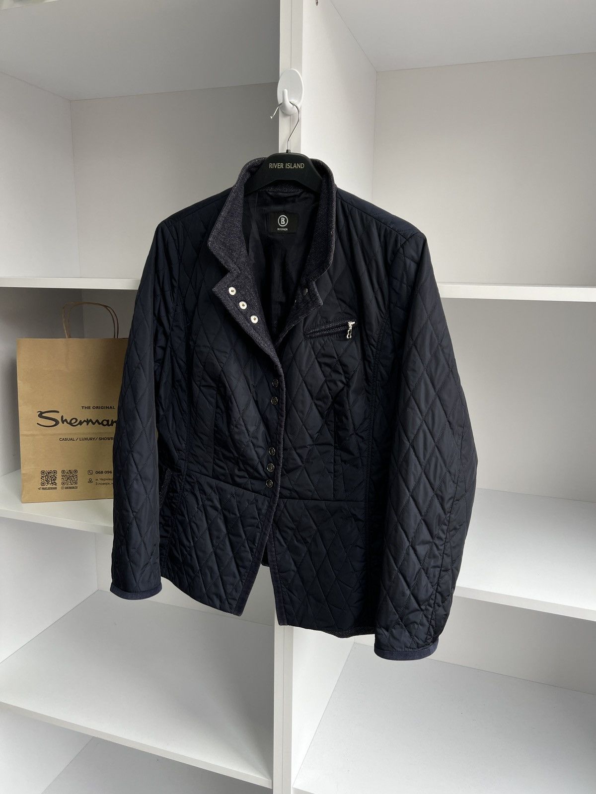 Bogner × Designer × Vintage Vintage Bogner Women’s luxury navy designer jacket Size XL / US 12-14 / IT 48-50 - 4 Thumbnail