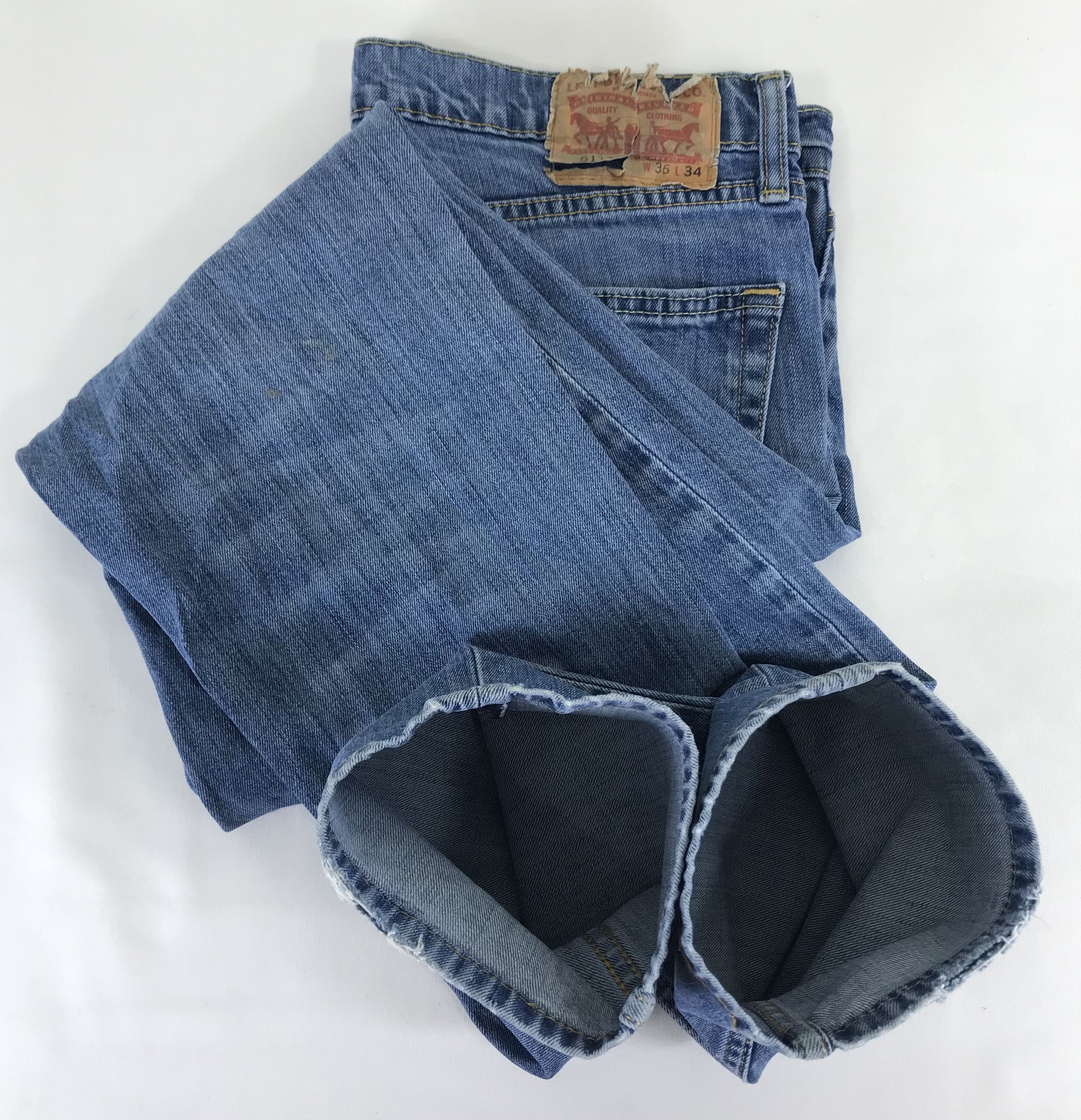 Levi's Vintage Levi's 511 Slim Cut Jeans Blue Washed Denim Size US 36 / EU 52 - 15 Thumbnail
