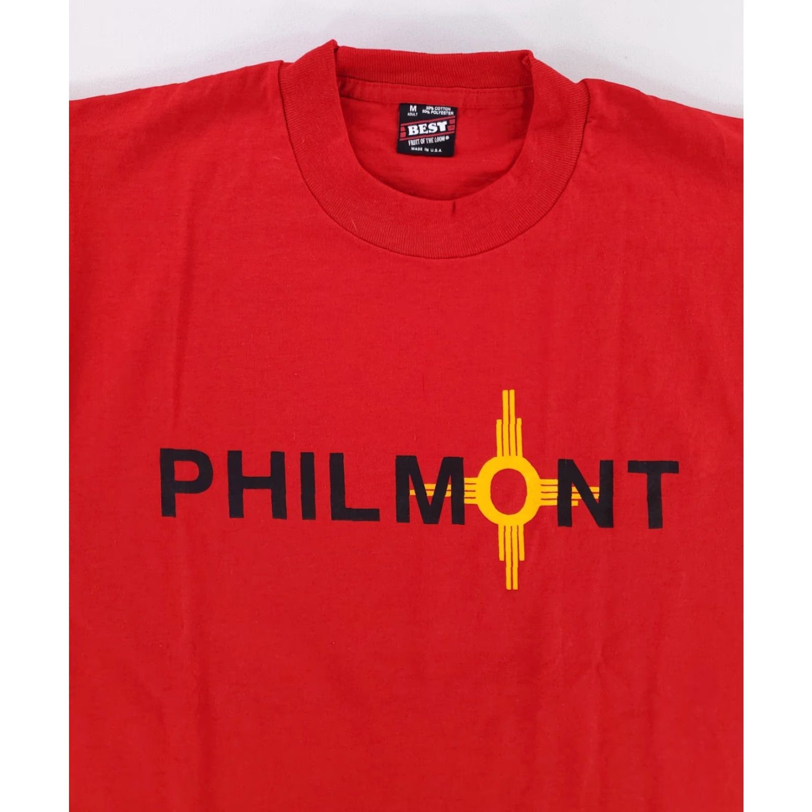 Fruit Of The Loom VINTAGE Fruit of the Loom T-Shirt Red Mens M VTG 90s Single Stitch Philmont BSA Size US M / EU 48-50 / 2 - 3 Thumbnail