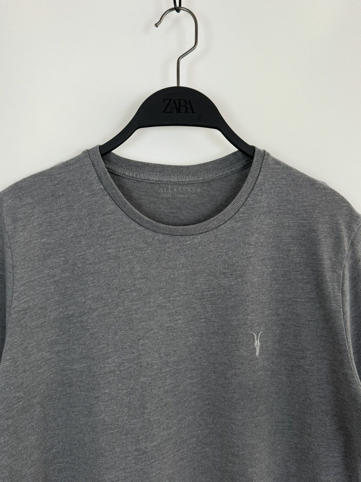 Allsaints AllSaints Basic Gray T-Shirt Size US S / EU 44-46 / 1 - 2 Thumbnail
