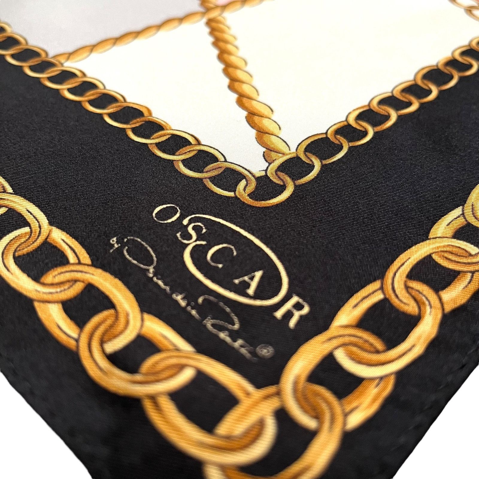 Oscar De La Renta Oscar by Oscar de la Renta Vintage Silk Square Scarf Set Size ONE SIZE - 6 Thumbnail