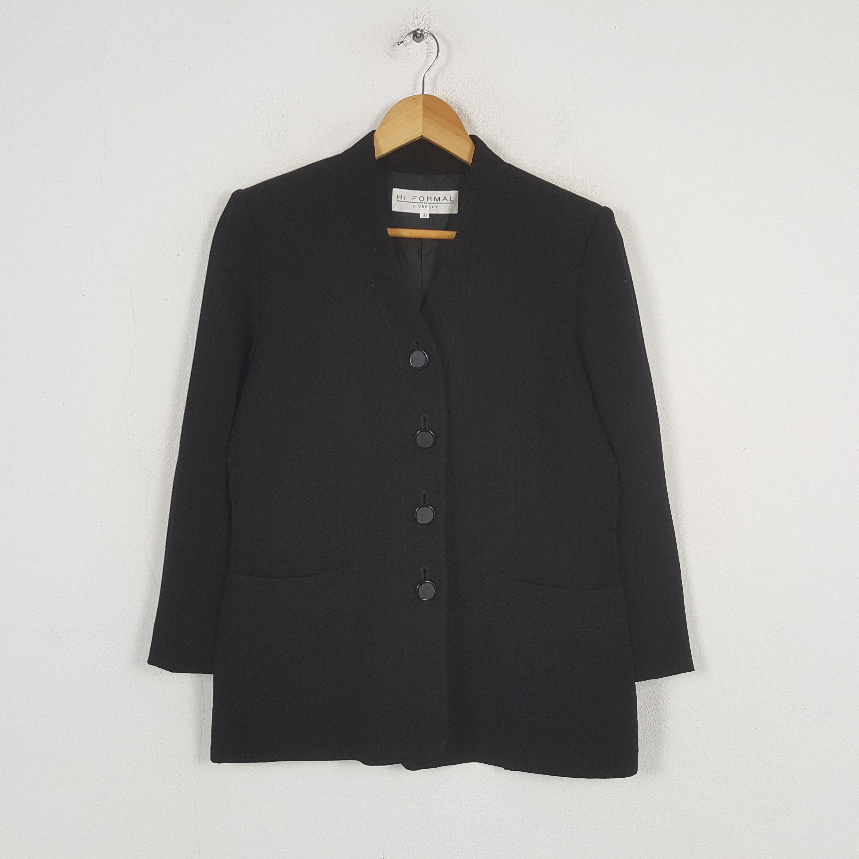 Givenchy × Vintage Vintage GIVENCHY Italian Fashion Brand Blazer Jacket C289N6 Size XS / US 0-2 / IT 36-38 - 1 Thumbnail