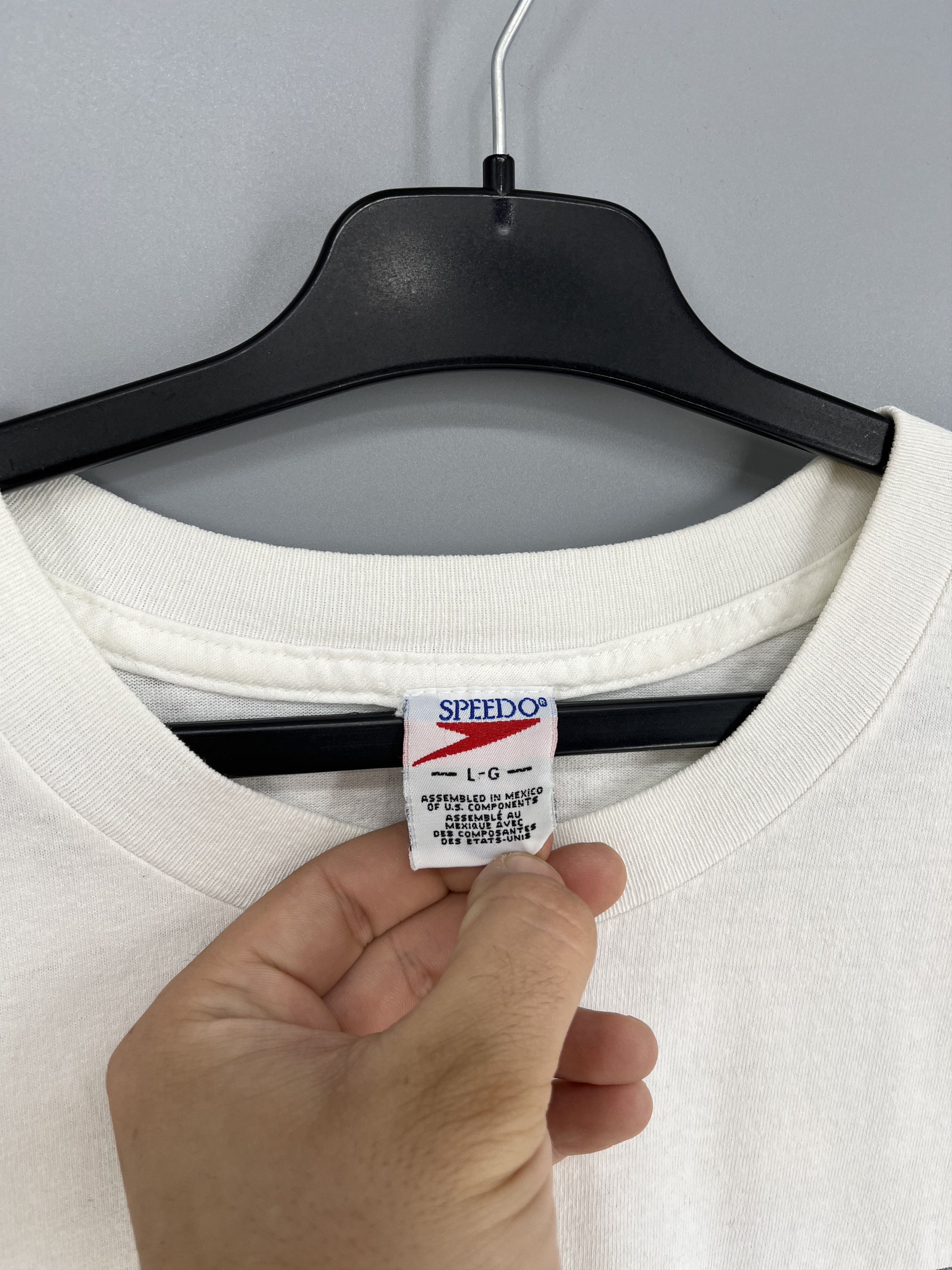 Speedo T shirt Vintage Speedo 1999 L Timbre Nature Dauphin Size US L / EU 52-54 / 3 - 10 Thumbnail