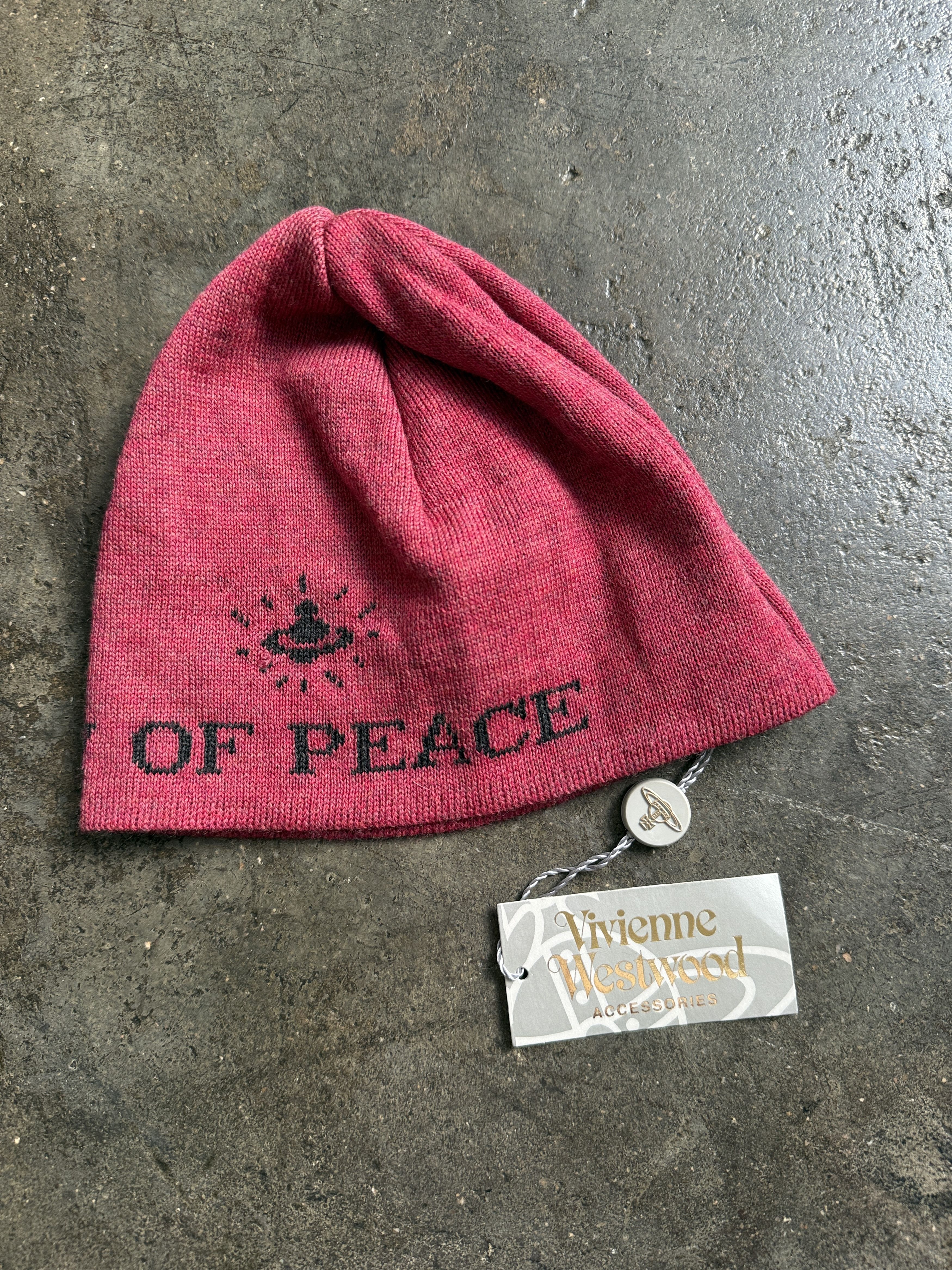 NWT University of Peace Wool Kids Beanie