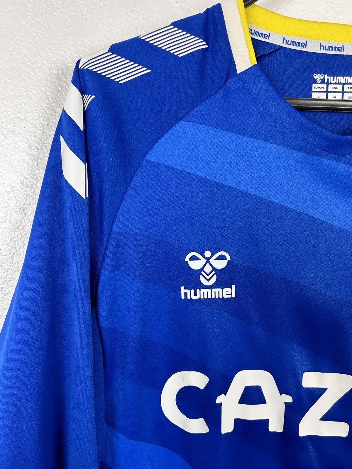 Hummel Hummel x Everton FC 2021/22 Home Soccer Long Sleeve Jersey Size US L / EU 52-54 / 3 - 3 Thumbnail