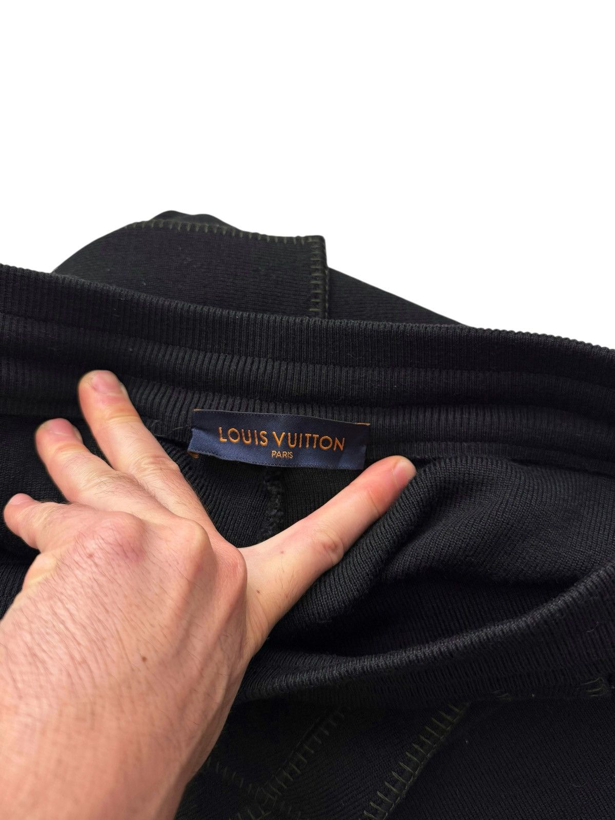 Louis Vuitton Virgil Era Reverse Pocket Contrast Stitch Wool Pants Sz•L Size US 32 / EU 48 - 8 Thumbnail