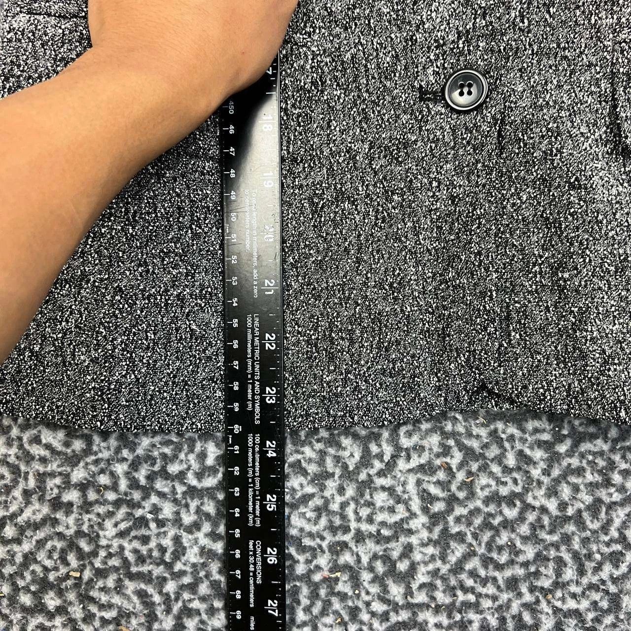 Other Vintage Newport News Blazer Jacket Women 8 Gray Speckled Size M / US 6-8 / IT 42-44 - 3 Thumbnail