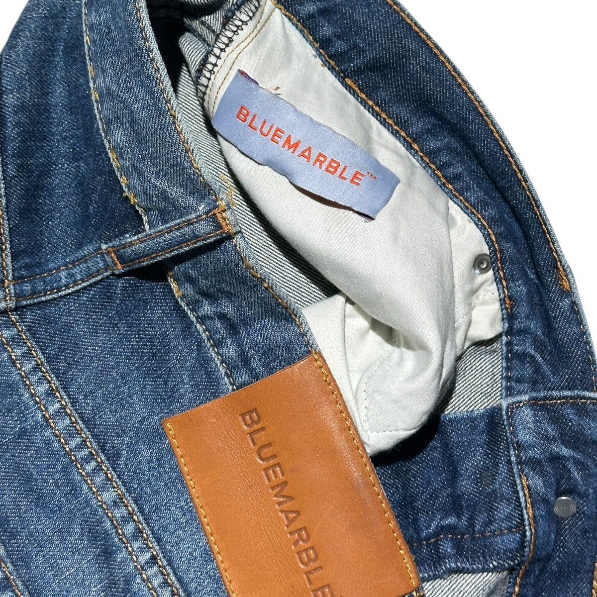 Bluemarble Multicolor faux fur insert denim Size US 32 / EU 48 - 3 Thumbnail