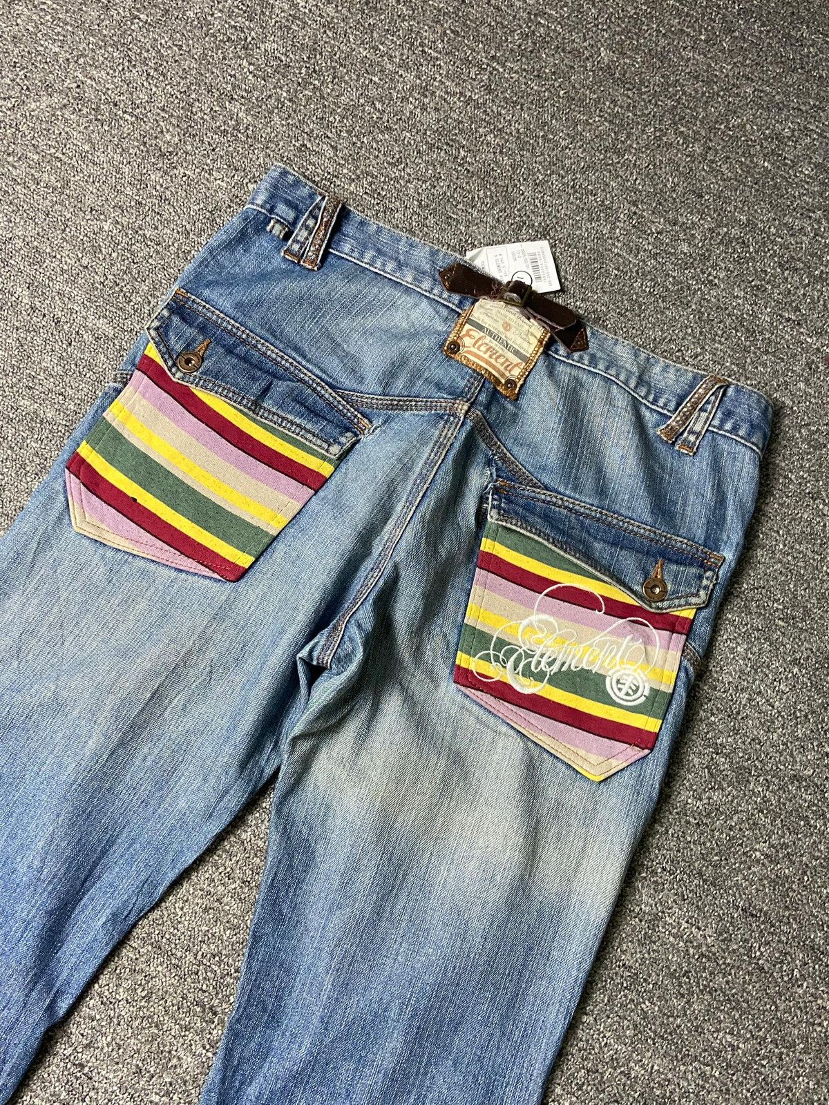 Element × Japanese Brand × Vintage Vintage ELEMENT Authentic Regular Fit Denim Jeans (132) Size US 33 - 3 Thumbnail