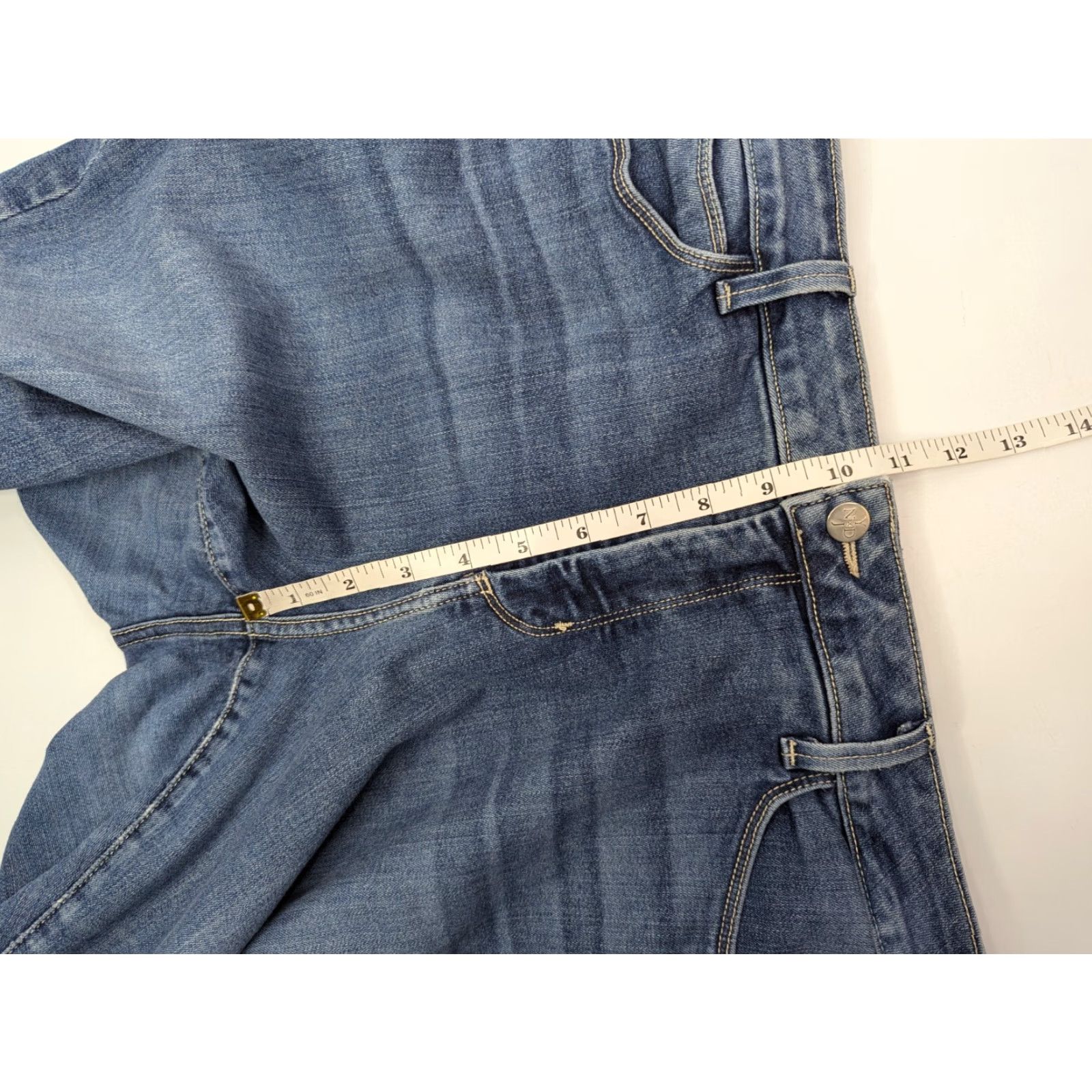 NYDJ NYDJ Not Your Daughters Jeans Women's 14 Capri Cuffed Tapered Lorena Boyfriend Size 36" / US 14 / IT 50 - 5 Thumbnail