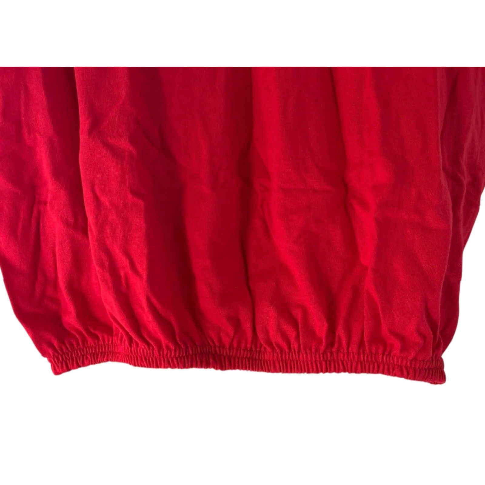 Vintage VINTAGE Don Alleson Crop Tank Womens XL Deadstock NWOT 90s USA Made Red Cotton Sleeveless Crop Tank Womens 90s Vintage Don Alleson Crop Tank Size XL / US 12-14 / IT 48-50 - 3 Thumbnail
