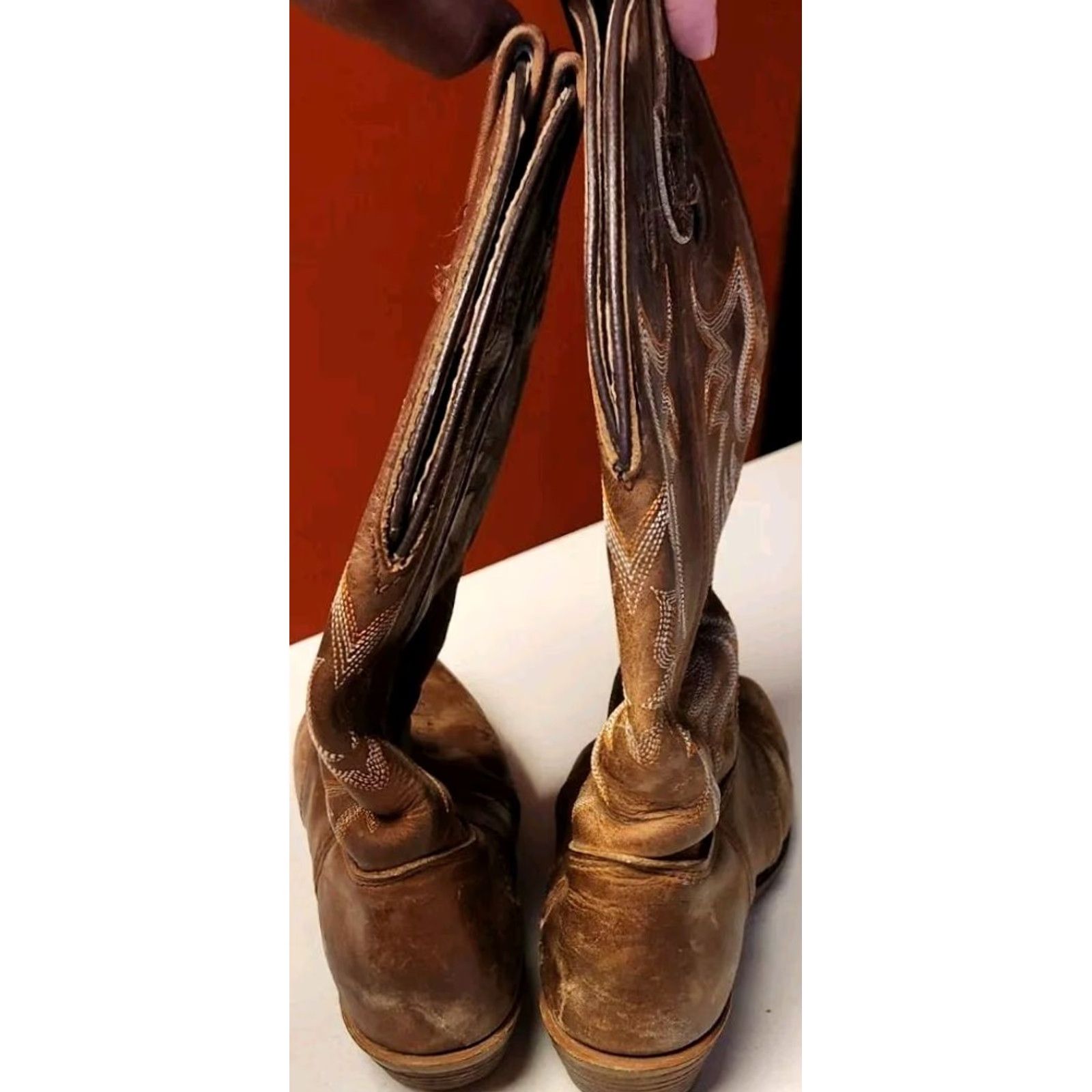 Doublet VINTAGE? No. DOUBLE H Boots Western Boots Women 8.5 M Buckaroo Gel Ice Buckaroo Western Cowboy Boots Women 8.5 M USA MADE DH5159 Size US 9 / IT 39 - 6 Thumbnail