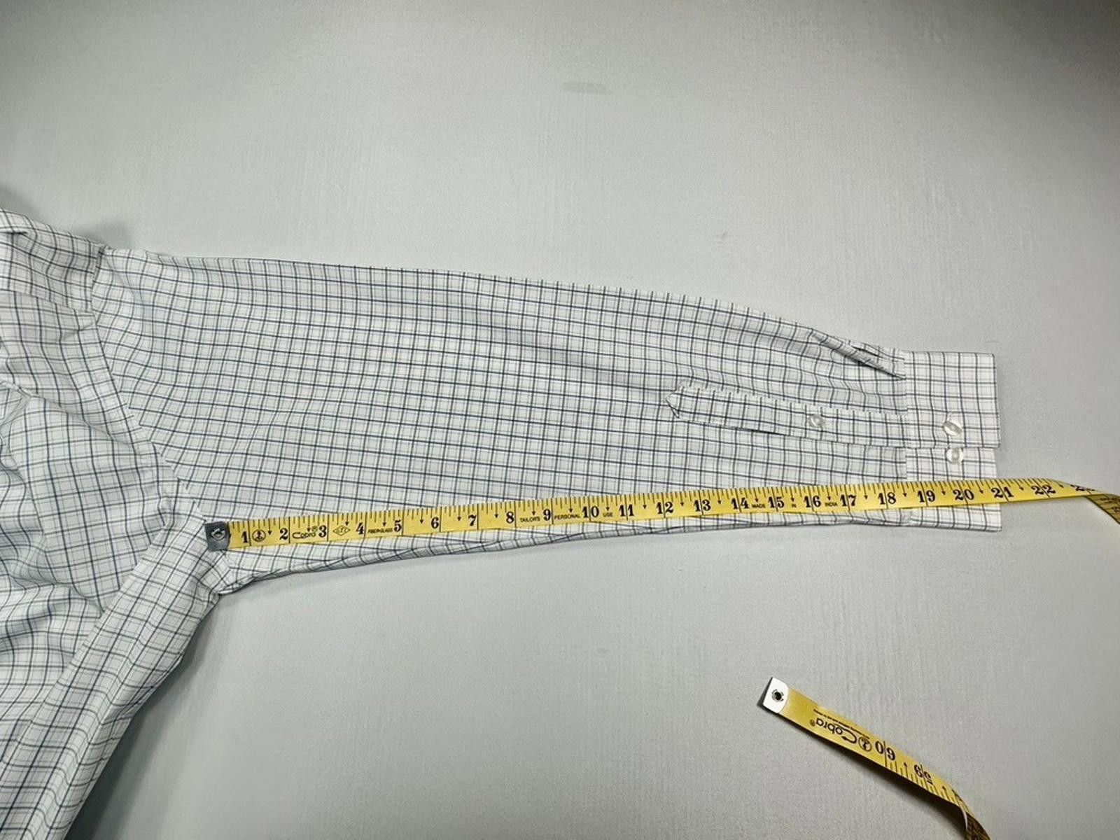 Van Heusen Van Heusen Wrinkle Free Stain Shield Reg. Fit White Men's XL Size 44R - 7 Thumbnail