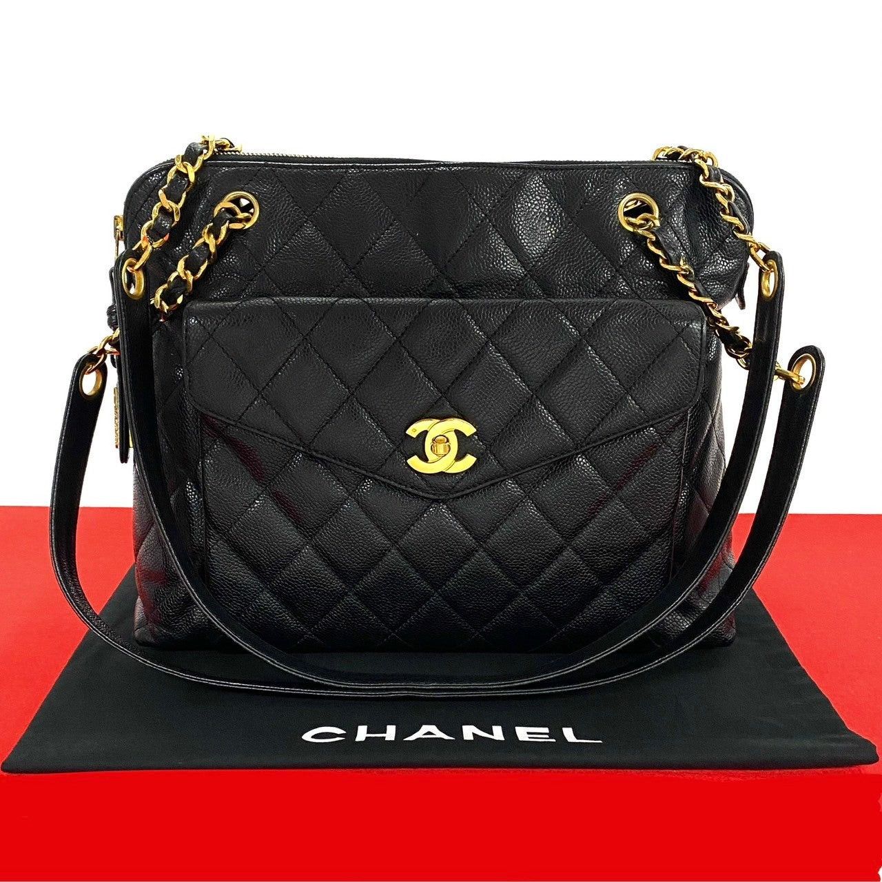 Chanel Chanel Shoulder Bag Black Caviar Size ONE SIZE - 1 Thumbnail