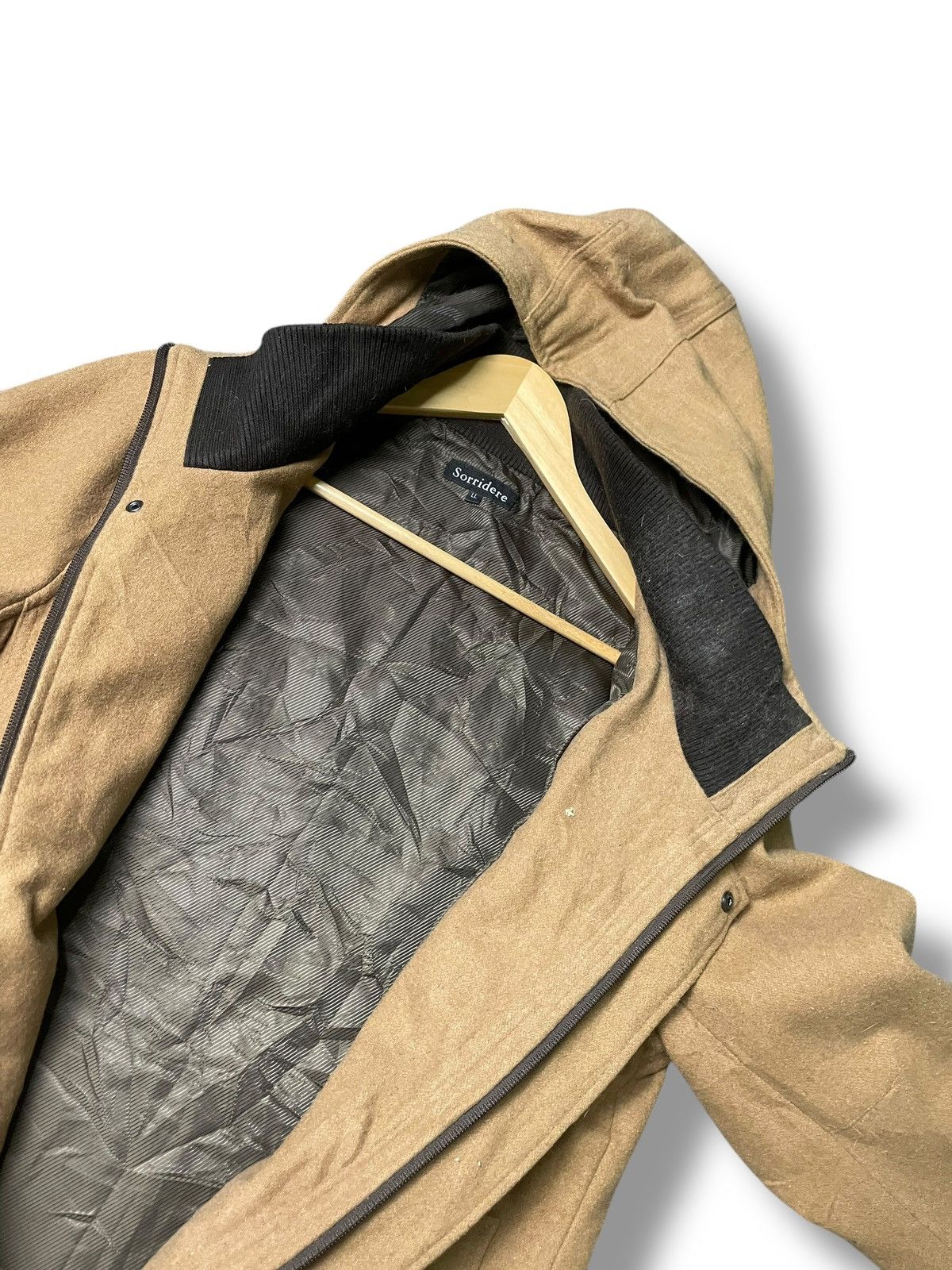 Japanese Brand × Vintage SORRIDERE Brand Duffle Hooded Jacket (76) Size US L / EU 52-54 / 3 - 7 Thumbnail