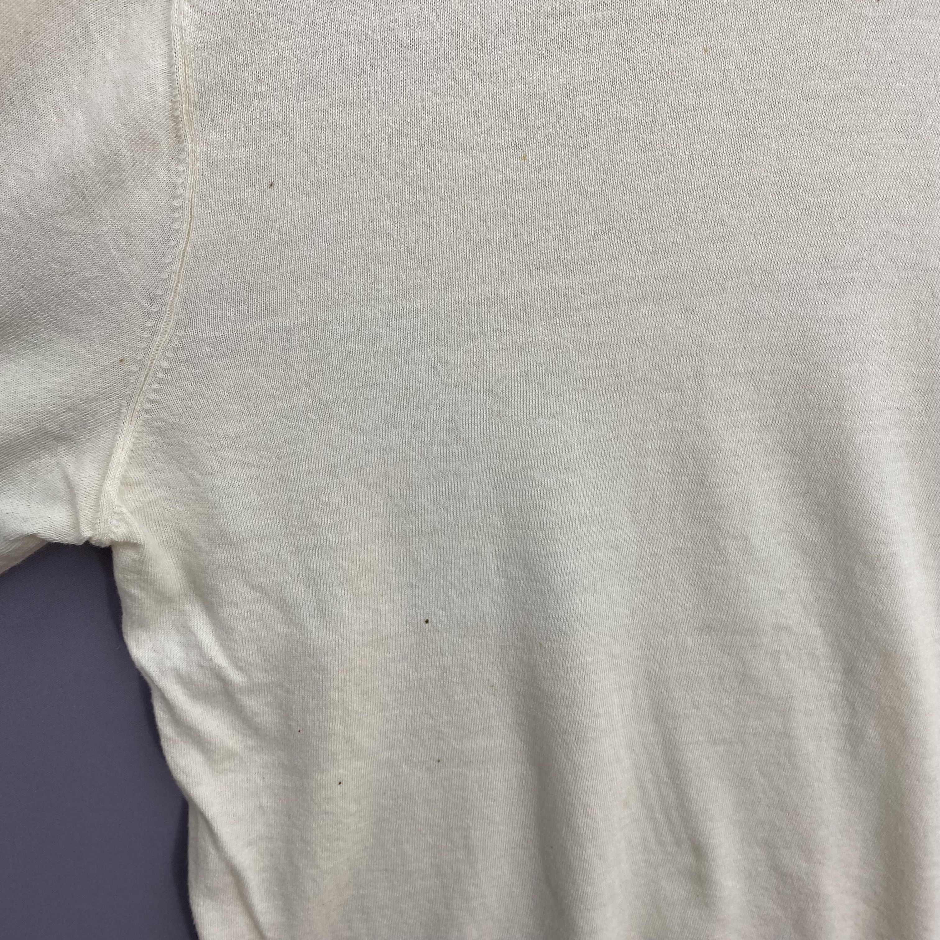 Japanese Brand Vintage 90s Andrea Fenzi Wool Knit Sweater Mock Neck Jumper Size M / US 6-8 / IT 42-44 - 12 Thumbnail