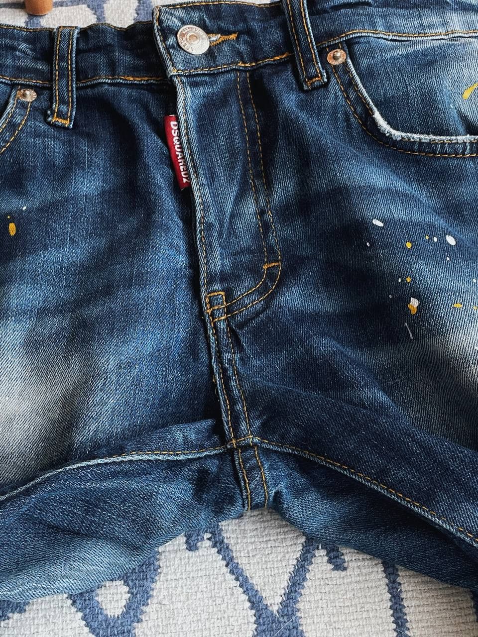 Dsquared2 Dsquared2 Jeans Blue Paint Distressed Size US 28 / EU 44 - 6 Thumbnail