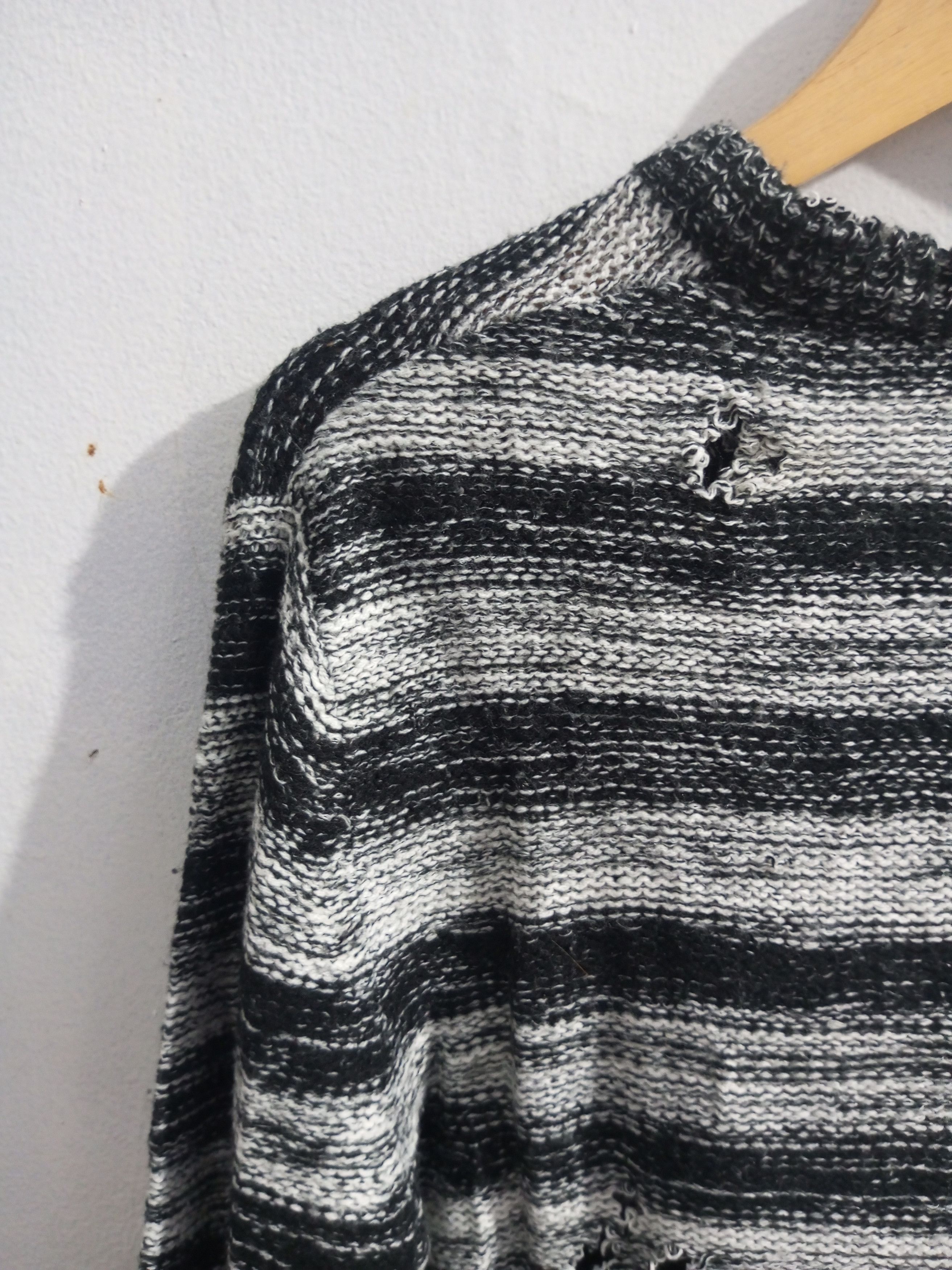 Other Vintage spinash striped distressed knitwear Size US L / EU 52-54 / 3 - 14 Thumbnail
