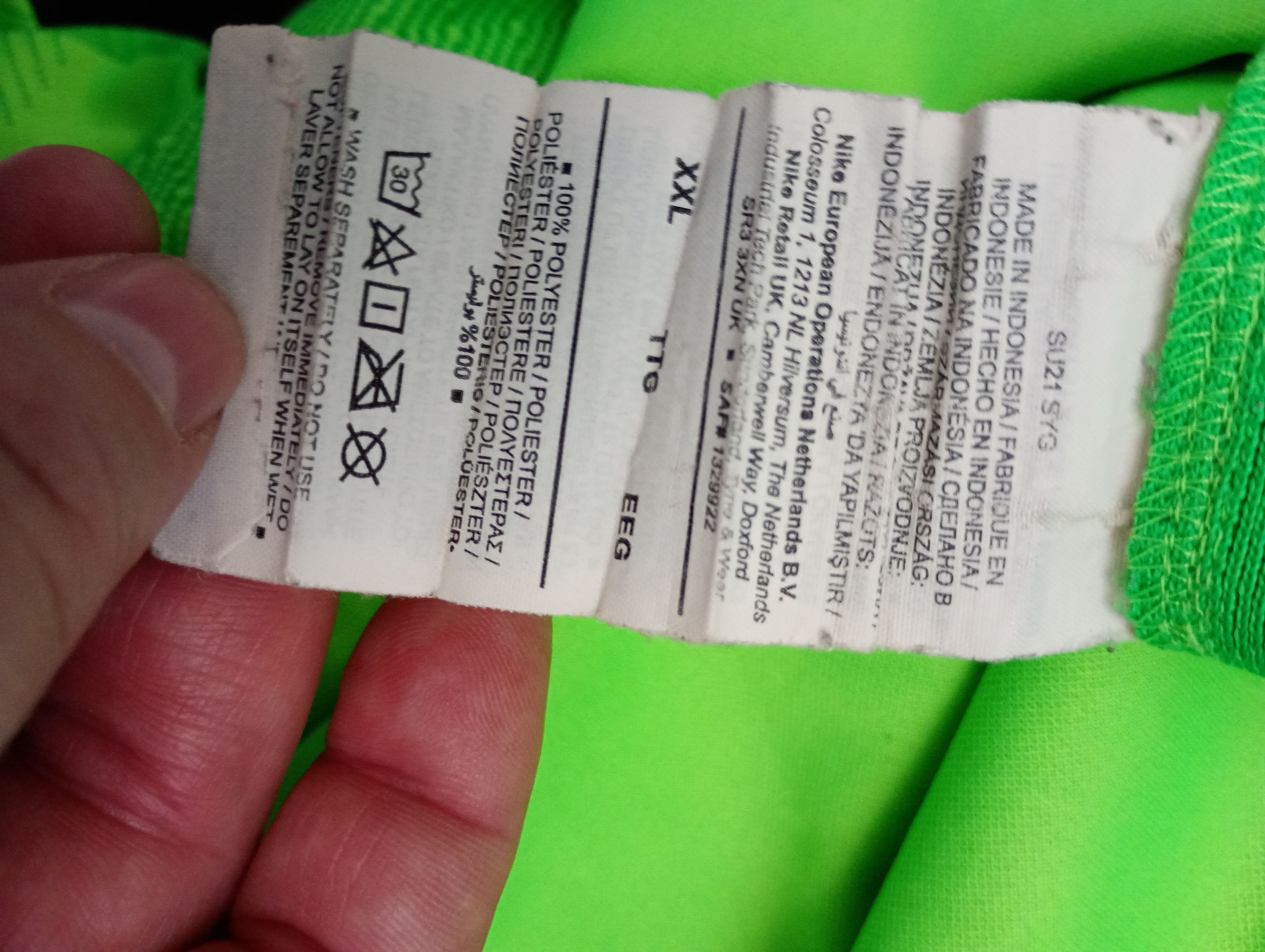 Nike Nike Liverpool FC Goalkeeper Jersey 2021-2022 Size US XL / EU 56 / 4 - 22 Thumbnail