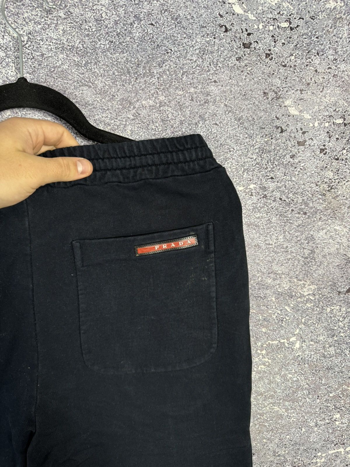 Prada × Vintage PRADA Red tab joggers sweatpants Black oldmoney XS size Size US 30 / EU 46 - 9 Thumbnail