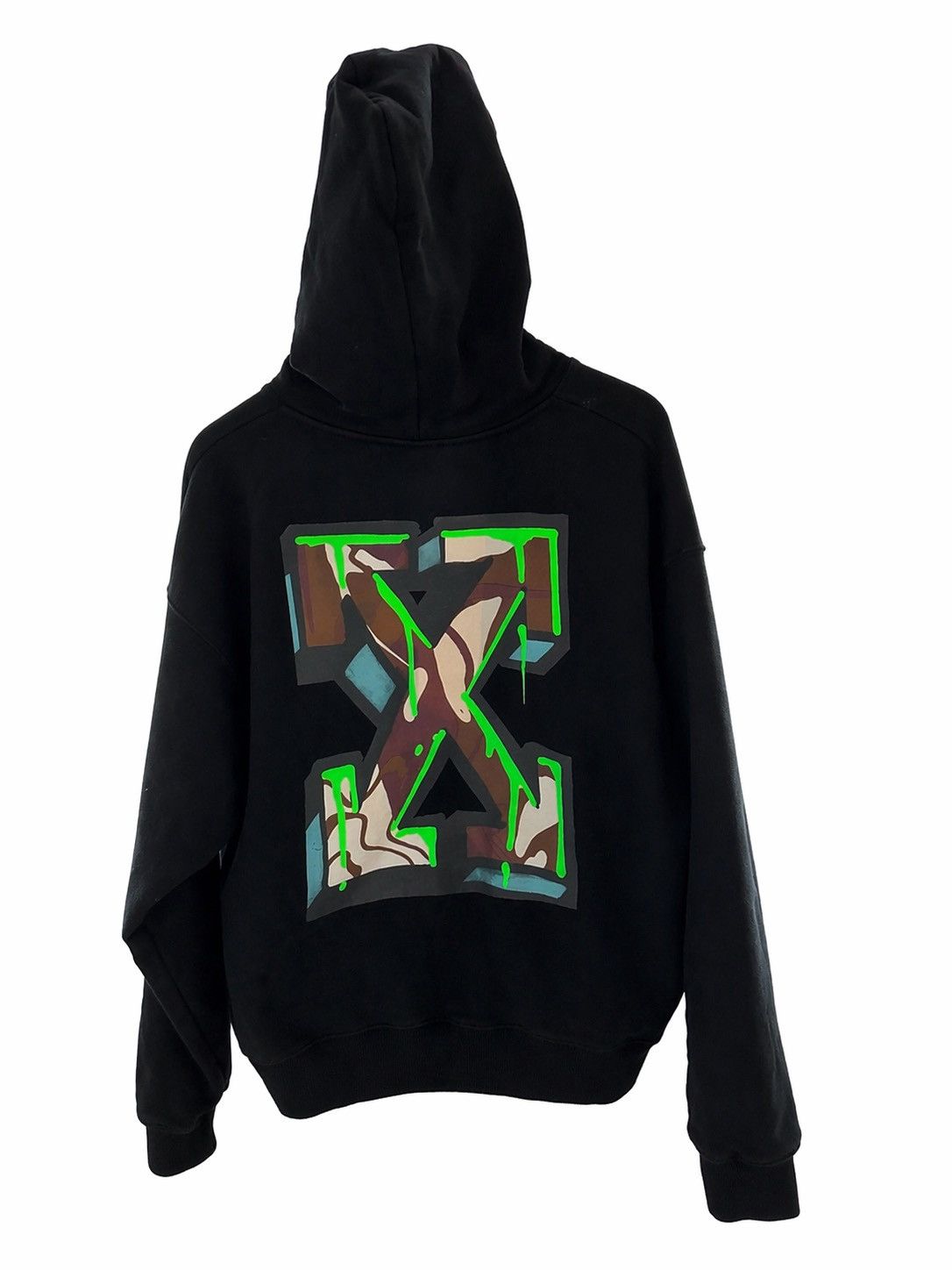 Off-White Off White Neen Arrows Hoodie in Cotton Terry Size US M / EU 48-50 / 2 - 2 Thumbnail