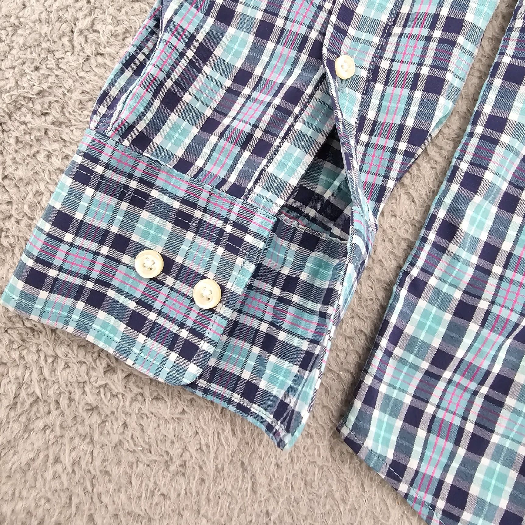 Peter Millar Peter Millar Shirt Mens XL Blue Check Button-Up Summer Comfort Size US XL / EU 56 / 4 - 5 Thumbnail