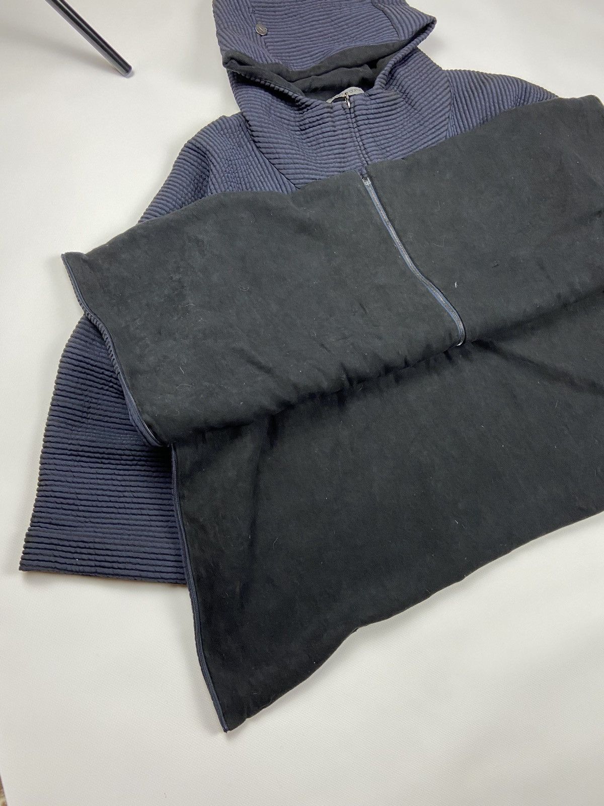 Annette Gortz × Designer Annette Gortz Avant-Garde Zip Relaxed Wool Womens Jacket Size XS / US 0-2 / IT 36-38 - 3 Thumbnail